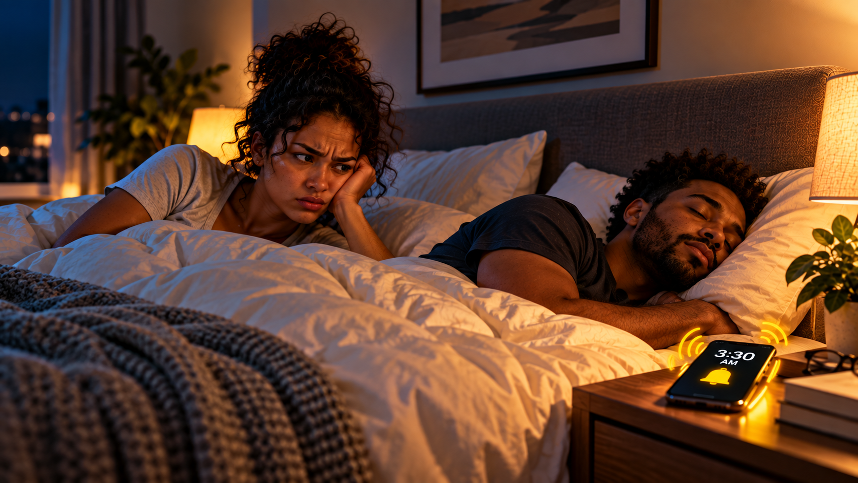 The Infuriating 3:30 AM Ringtone: When Your Partner's Alarm Becomes Your Problem