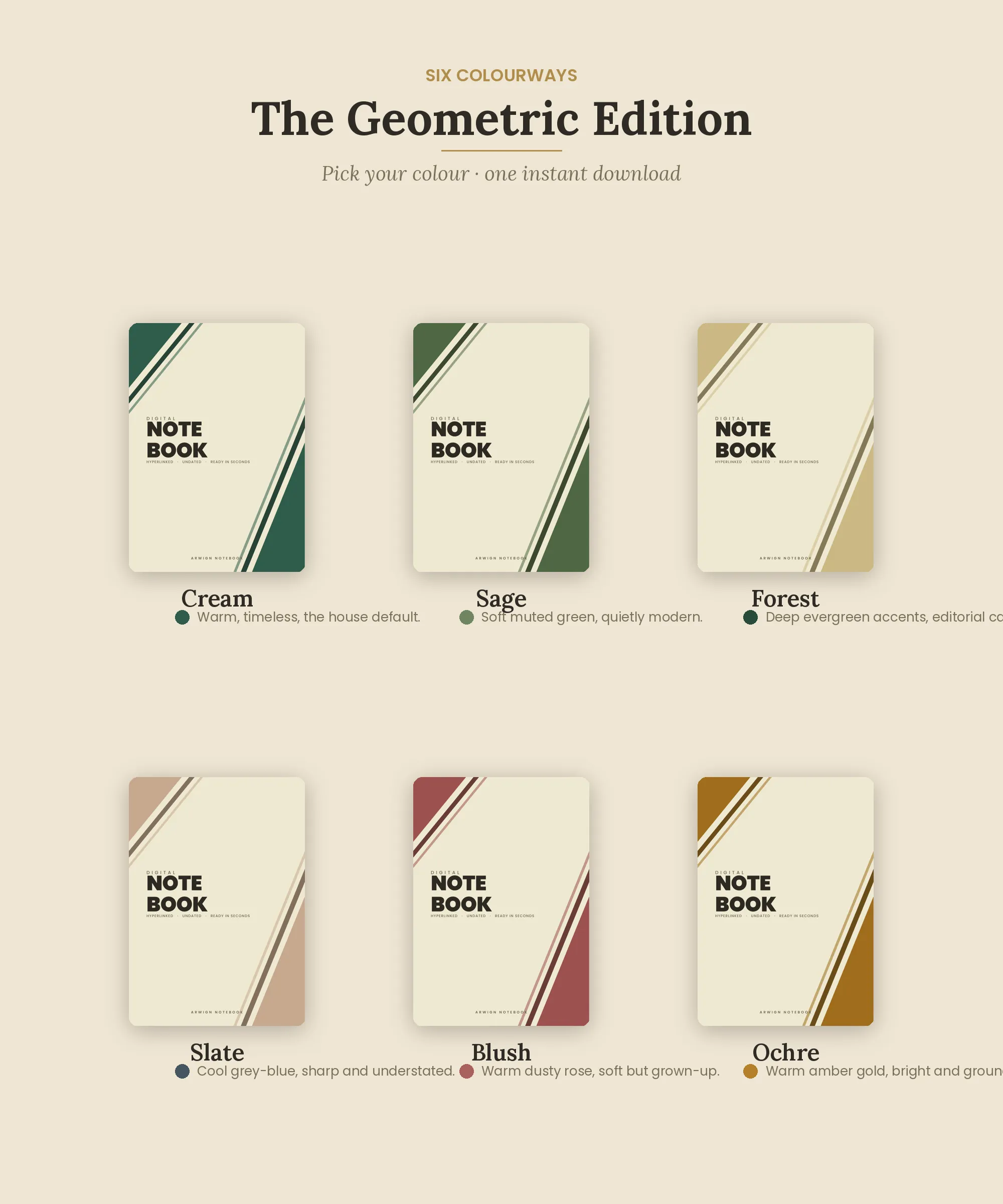 Arwign Notebook — Geometric