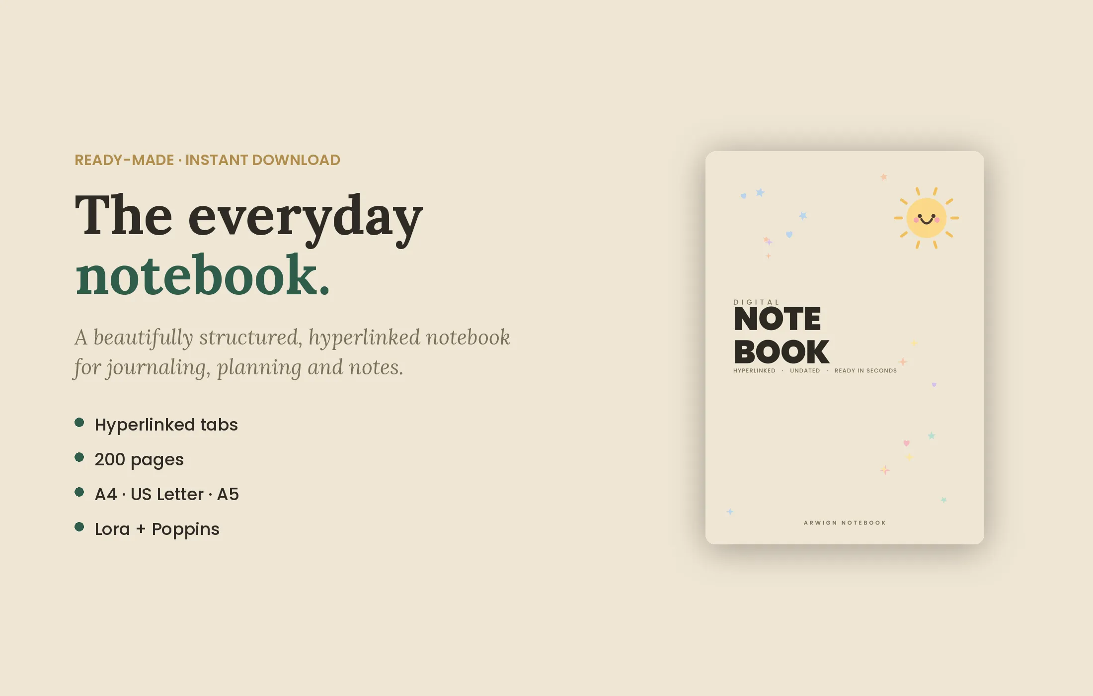 Arwign Notebook — Kawaii — image 8