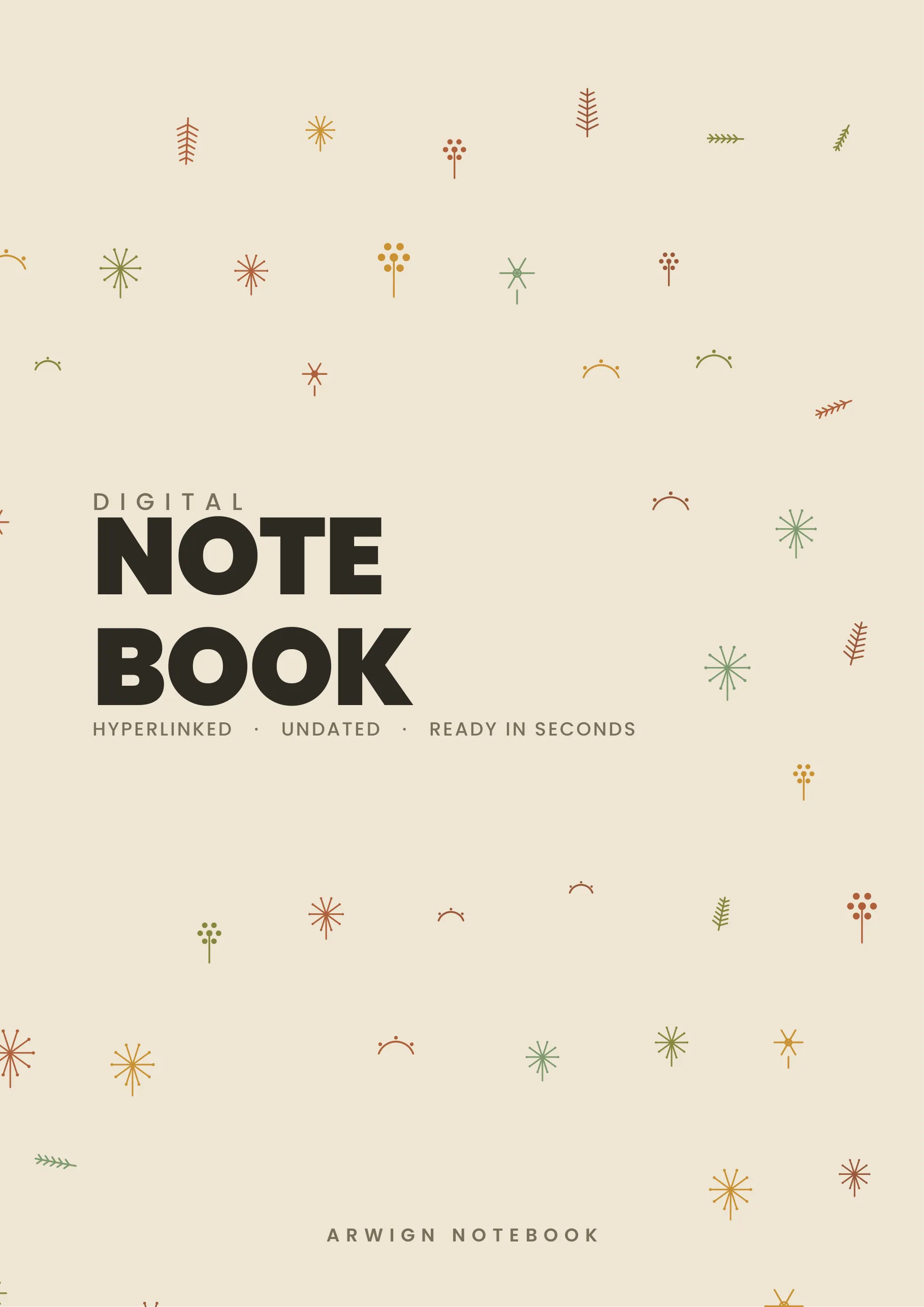 Arwign Notebook — Retro Botanical — image 2