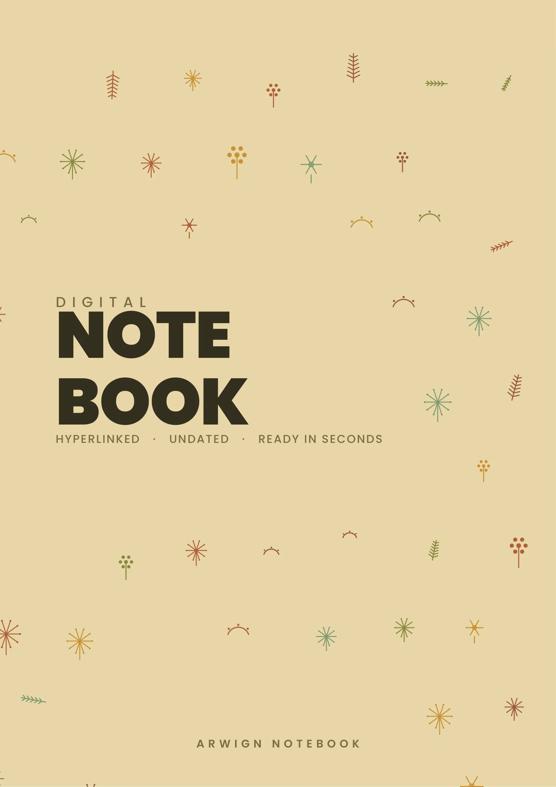 Arwign Notebook — Retro Botanical — image 3