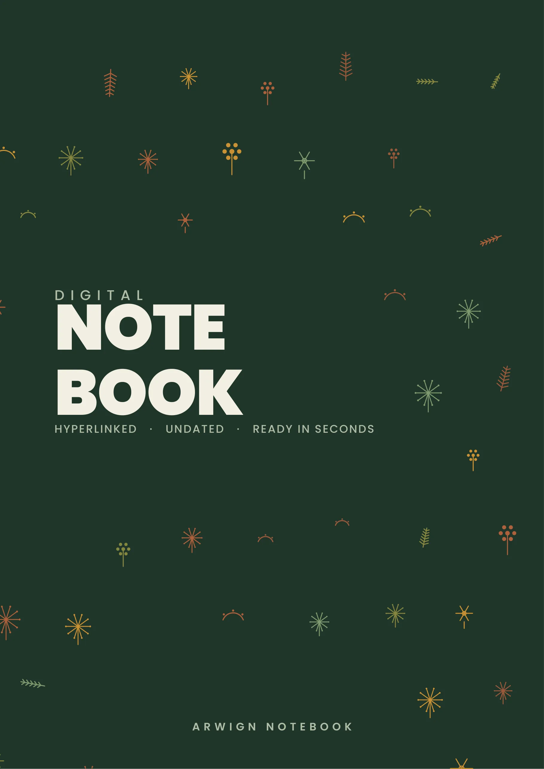 Arwign Notebook — Retro Botanical — image 4