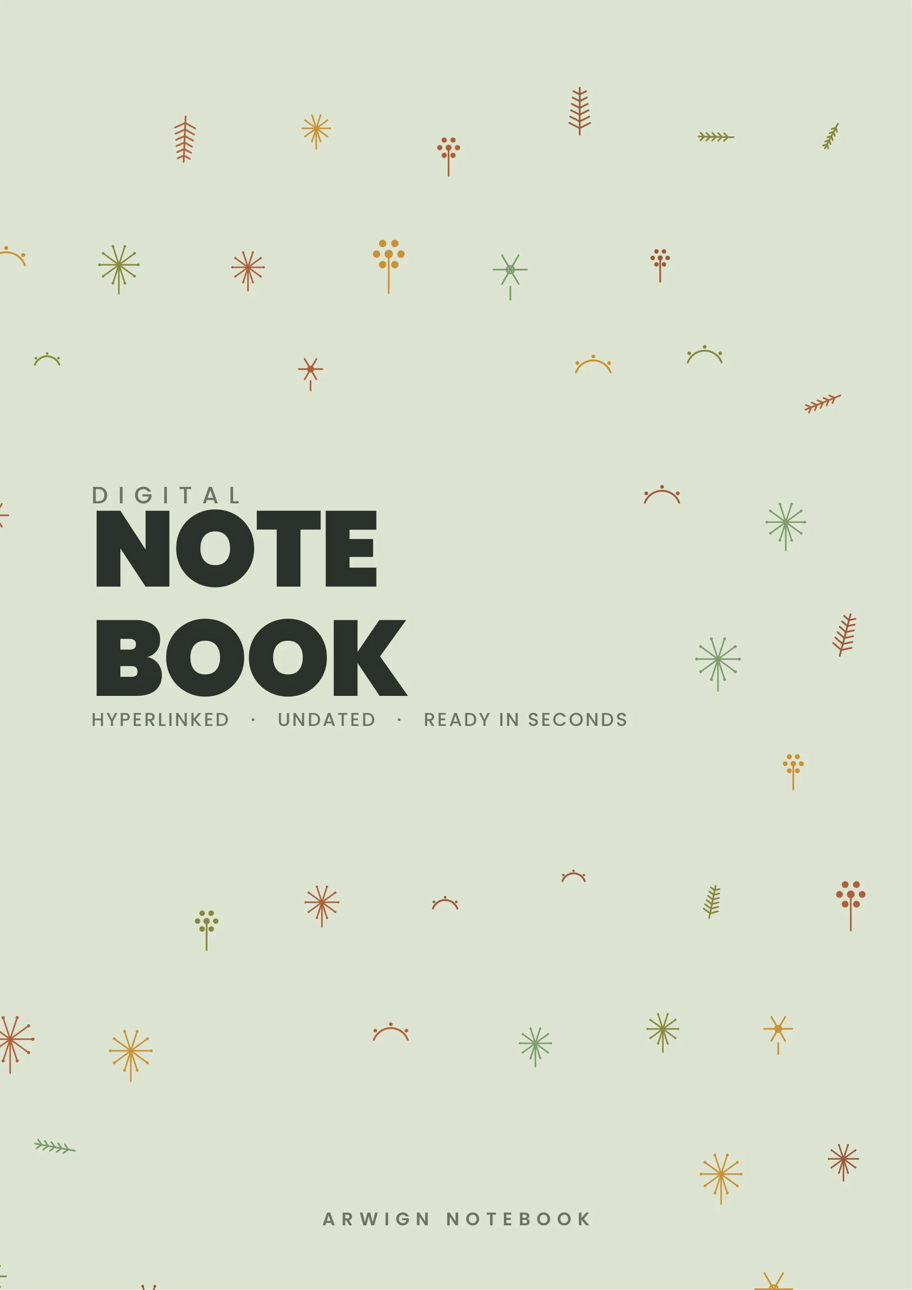 Arwign Notebook — Retro Botanical — image 5