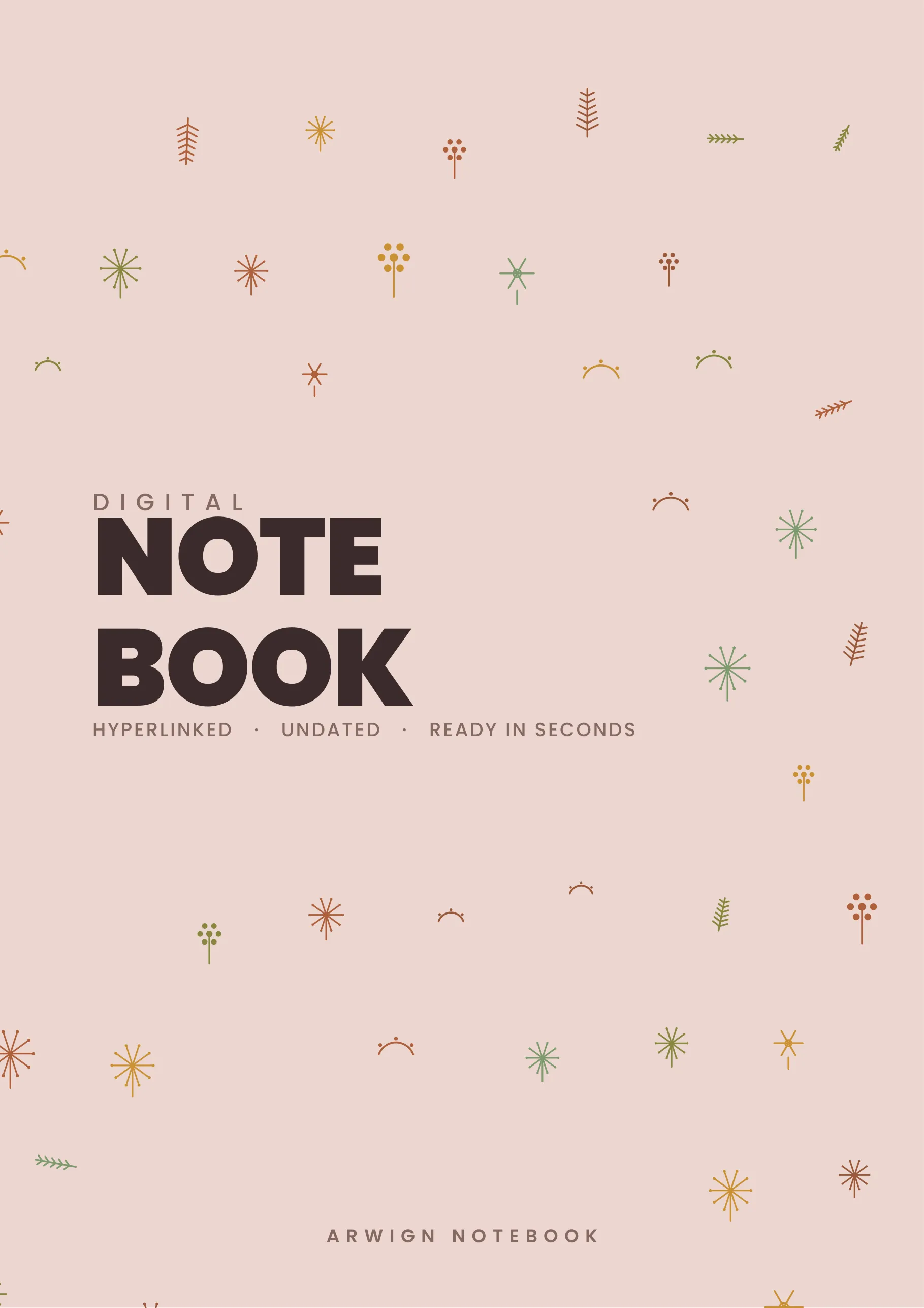 Arwign Notebook — Retro Botanical — image 7