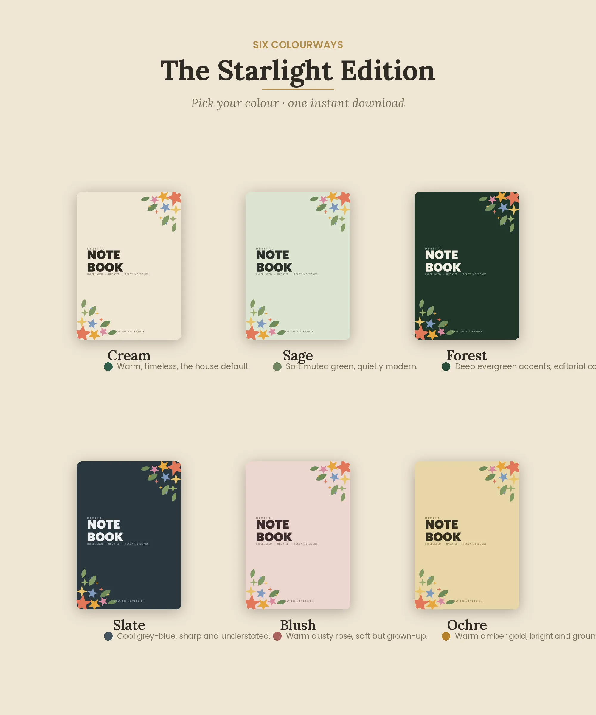 Arwign Notebook — Starlight