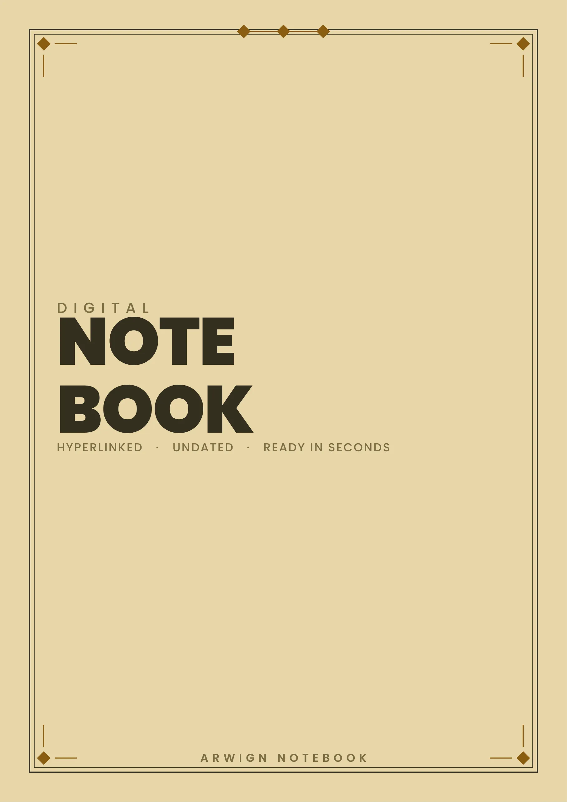 Arwign Notebook — Vintage — image 3