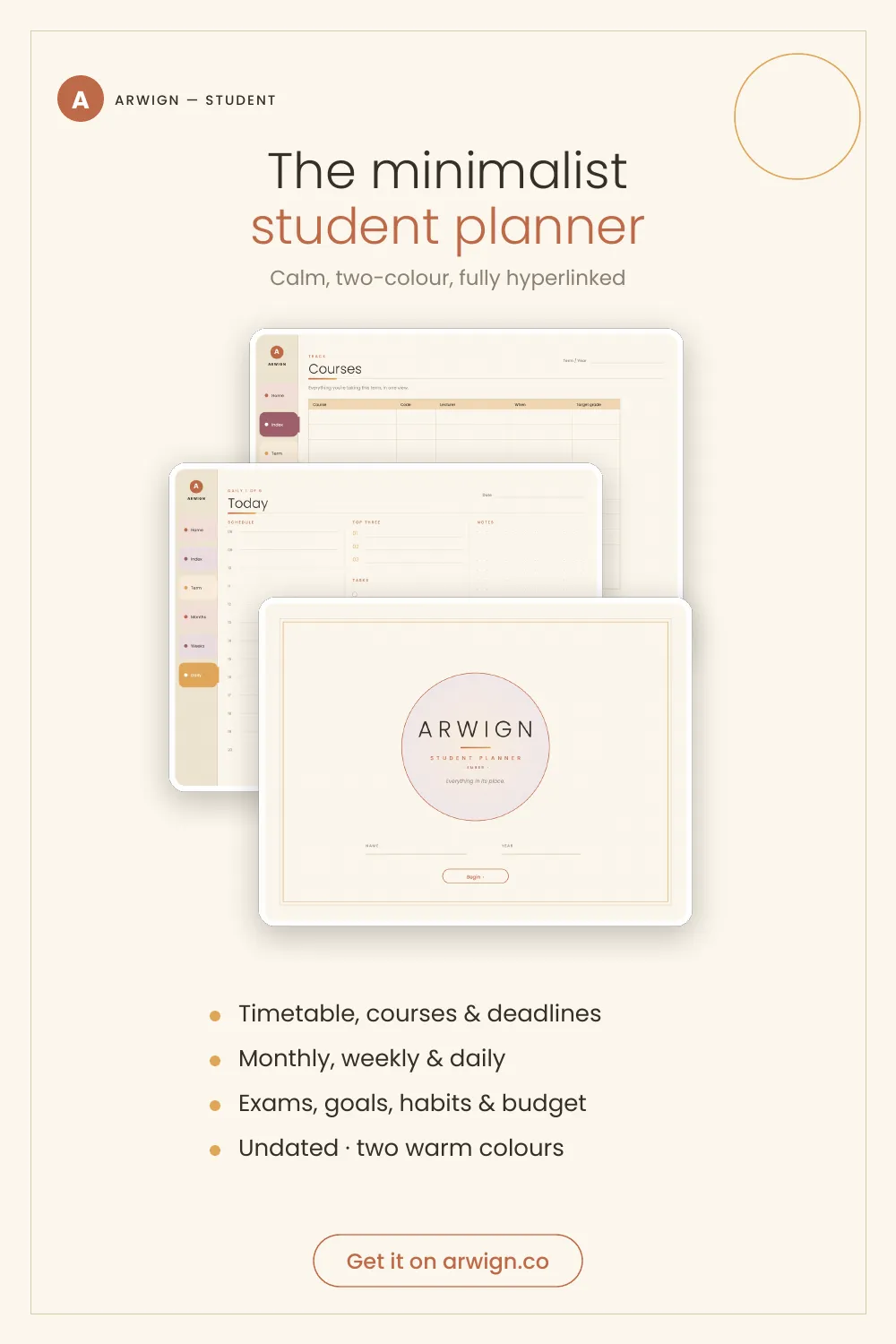 Arwign Planner Ember edition — image 3