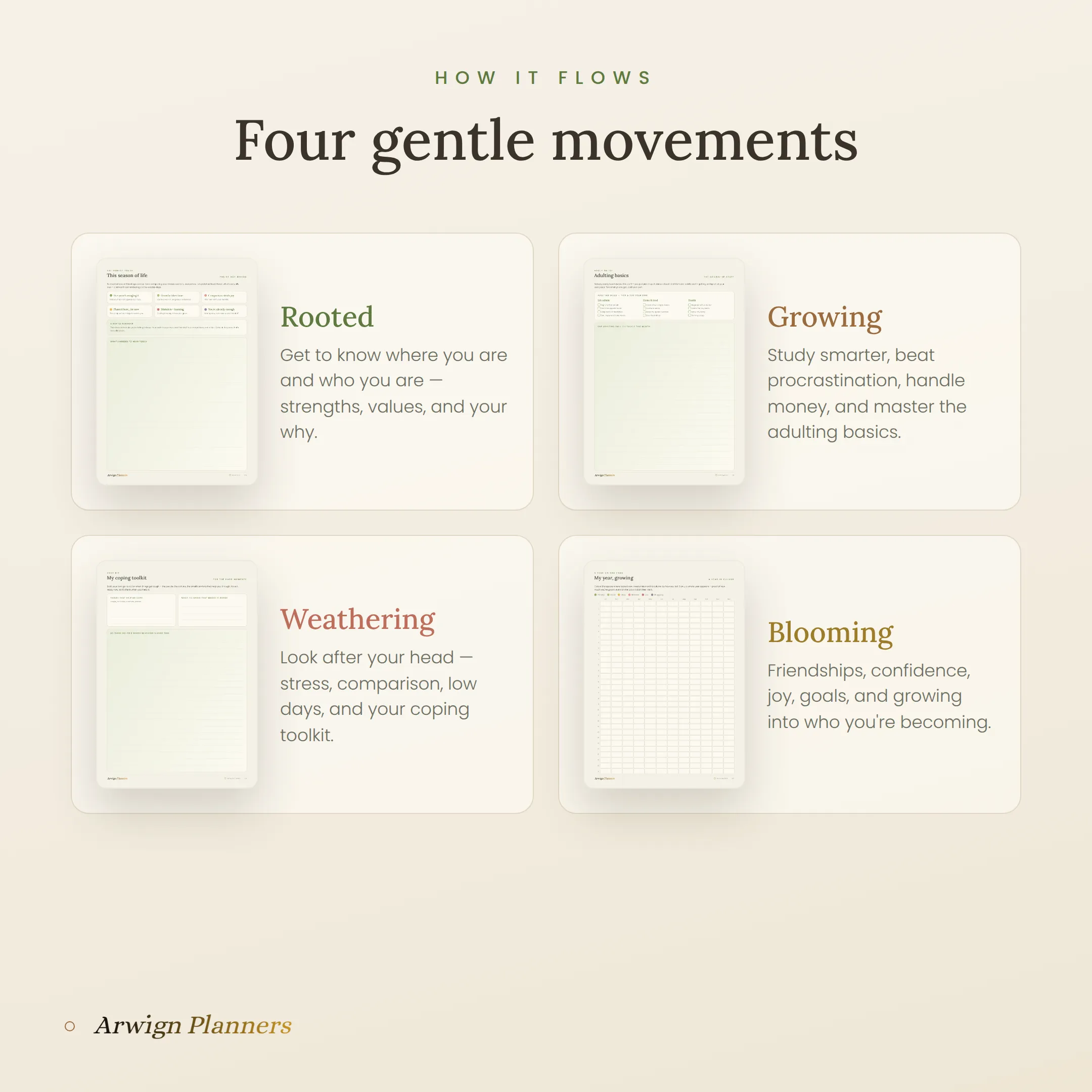 Bloom Where You're Planted — A Growth & Wellbeing Planner for Students & Young Adults — image 5