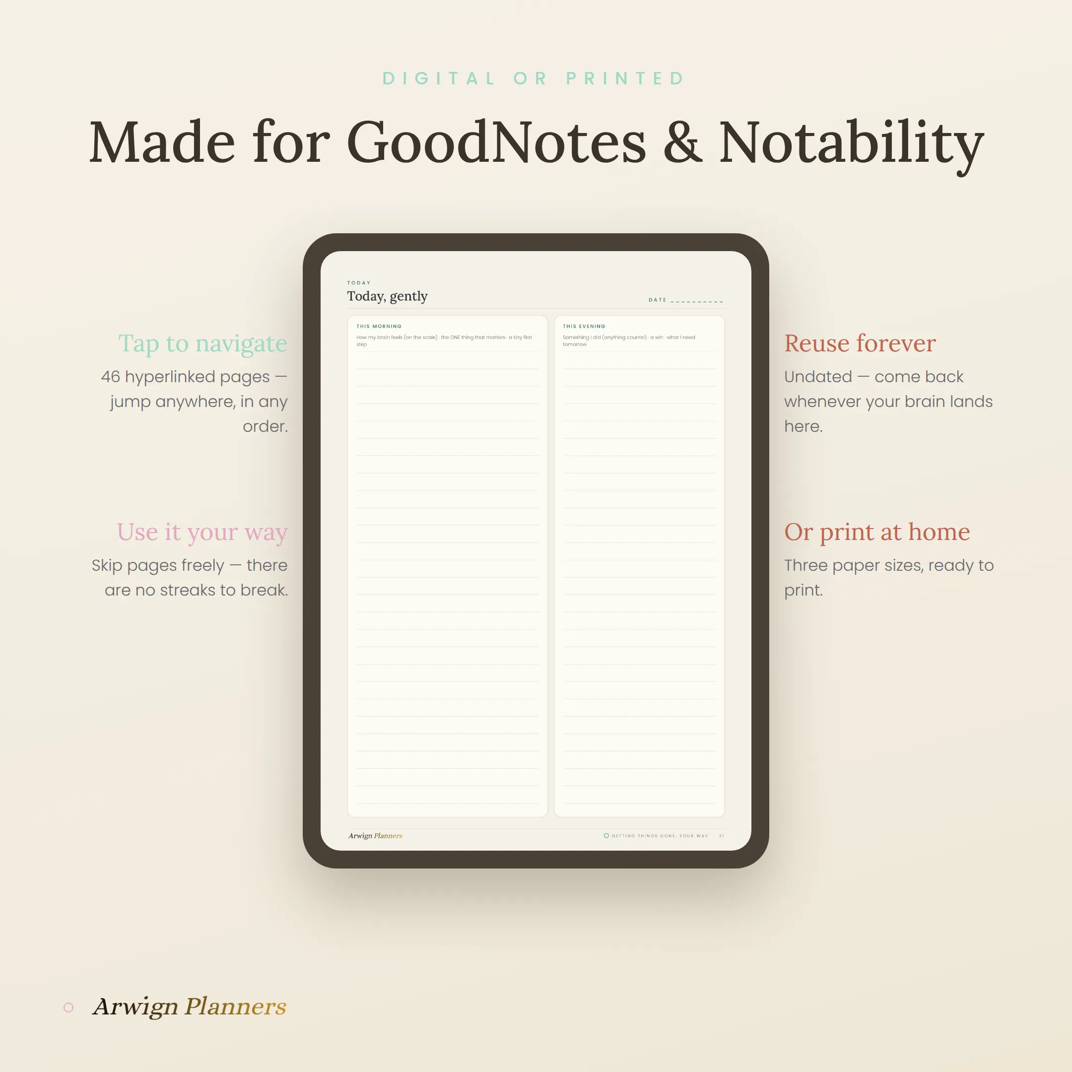 Bright Minds — An ADHD & Neurodivergent-Friendly Planner — image 3