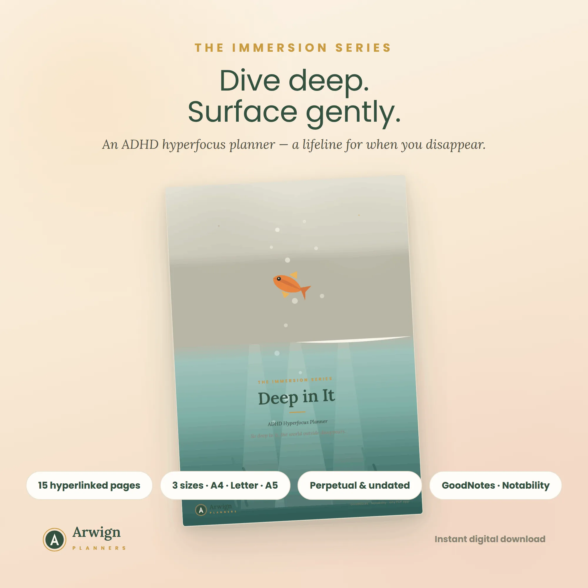 Deep in It — ADHD Hyperfocus Planner — image 2