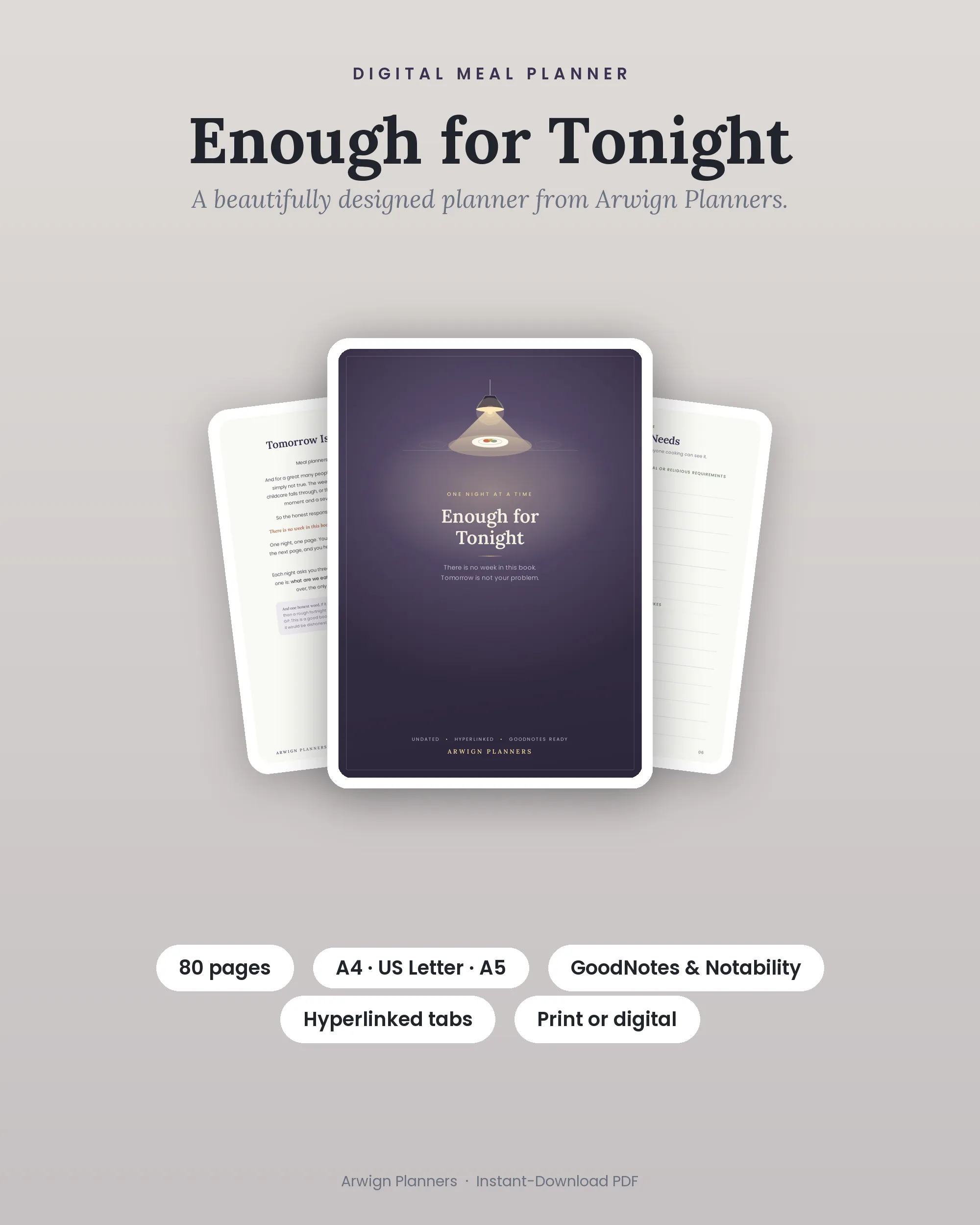 Enough for Tonight cover