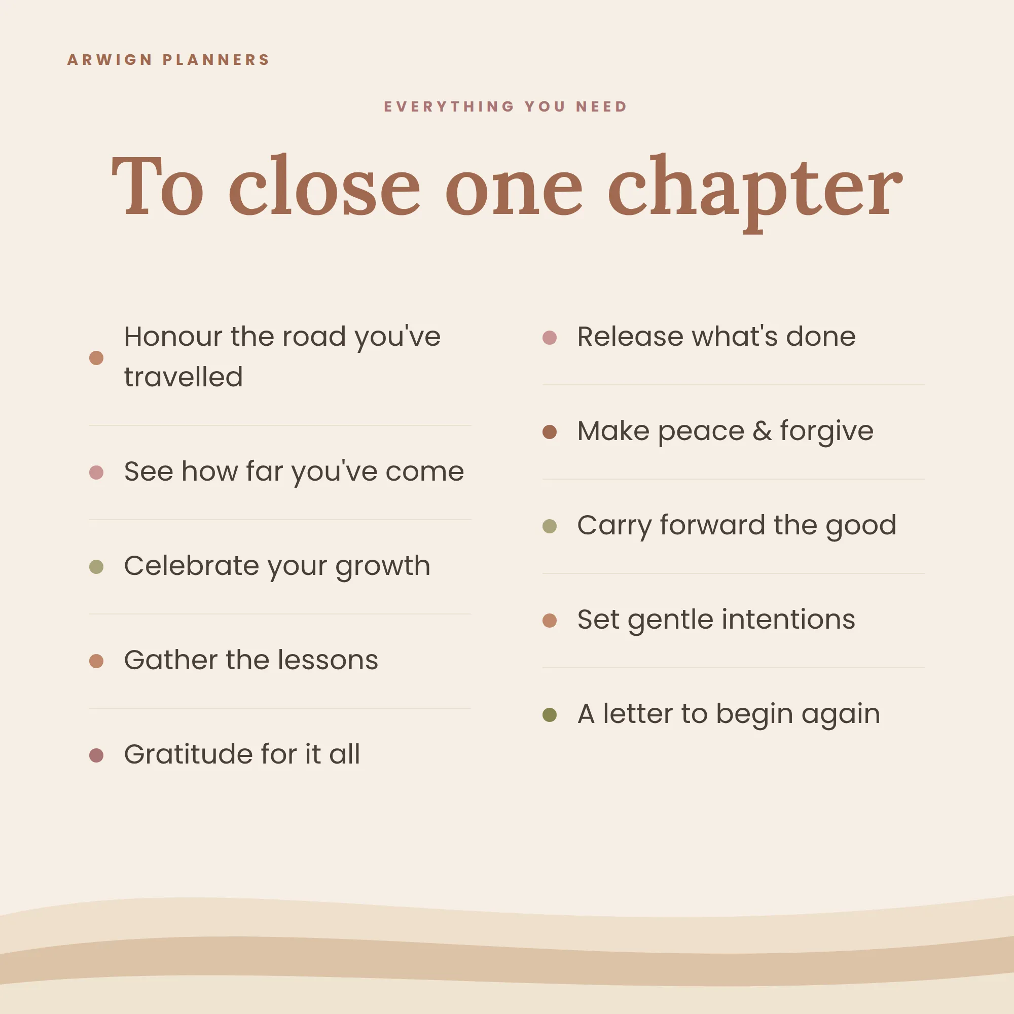 Full Circle — A Reflection & New-Beginnings Planner — image 5