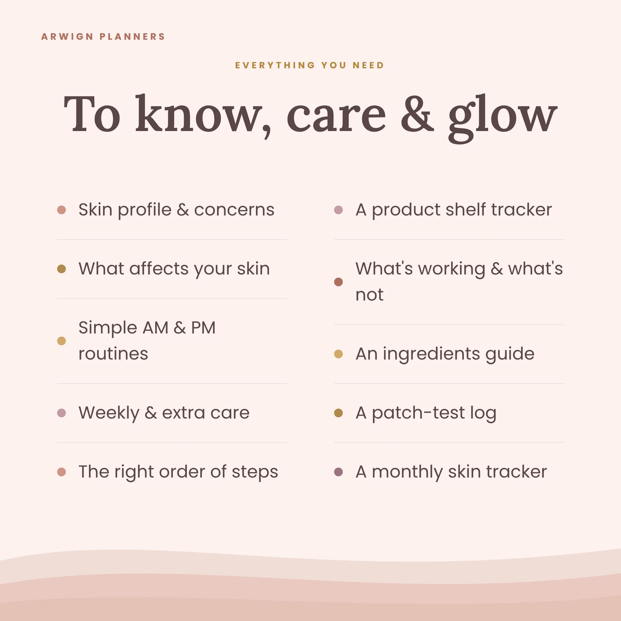 Glow Gently — A Skincare Routine & Skin Wellness Planner — image 5
