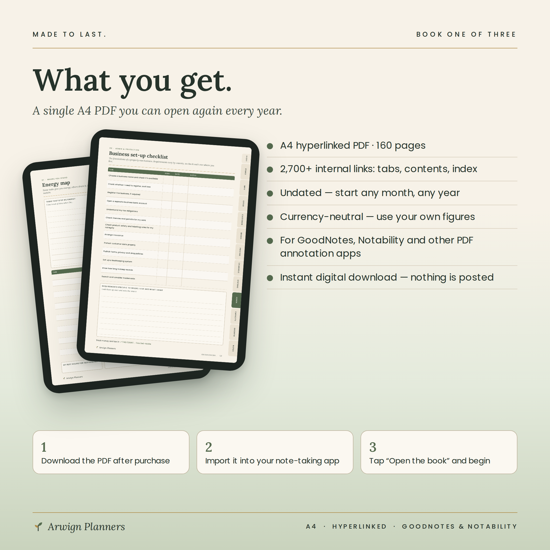 GROUNDWORK. — Business Planner for Makers — image 2