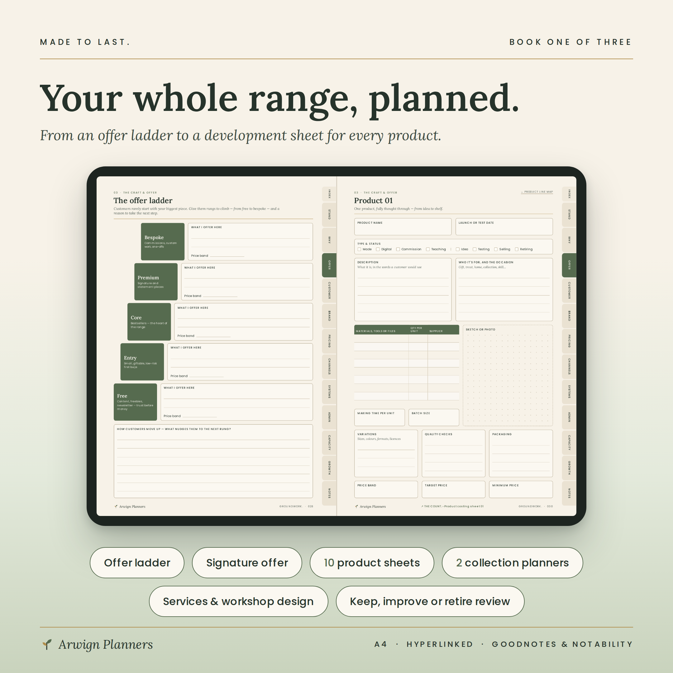 GROUNDWORK. — Business Planner for Makers — image 5