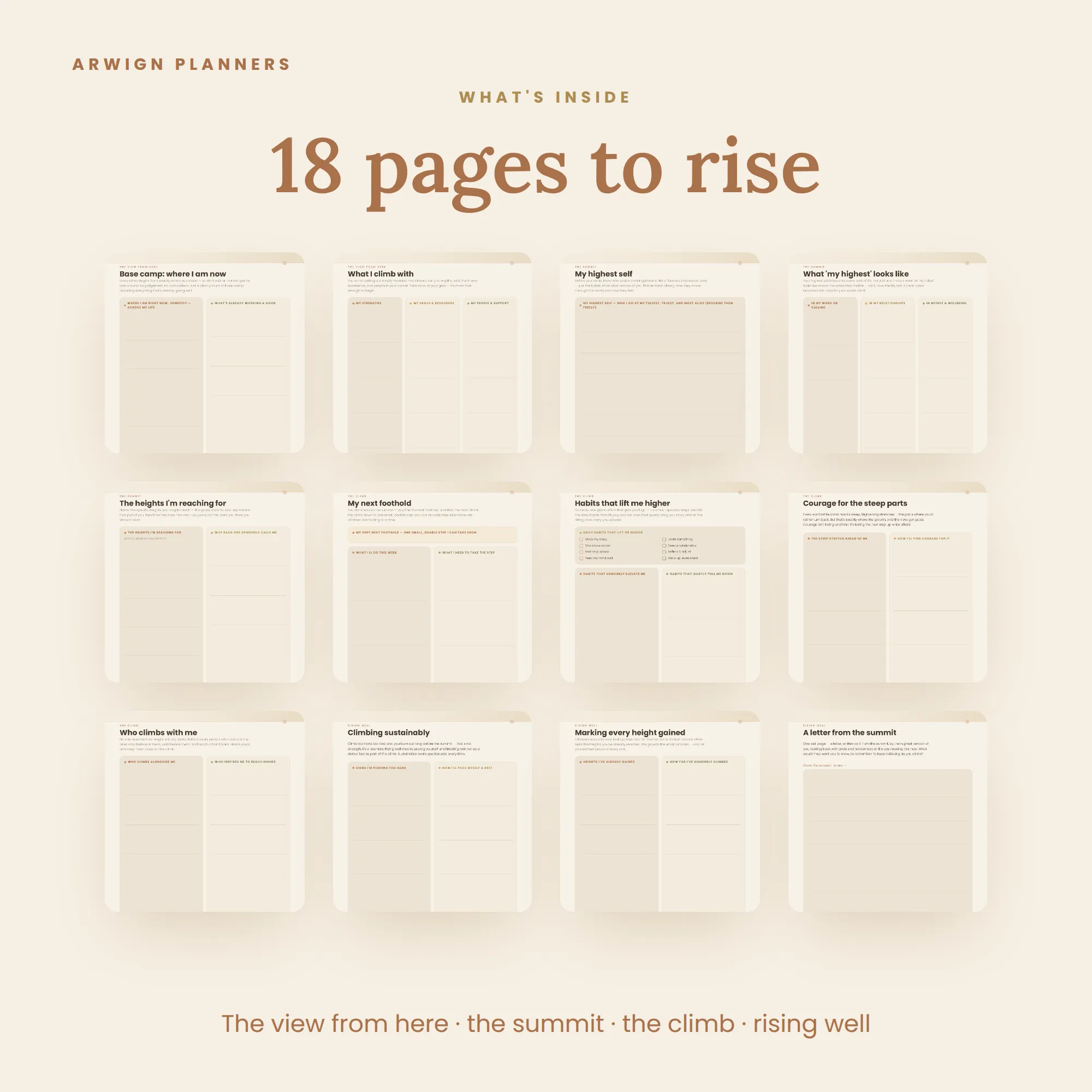 Highest Pitch — A Planner for Reaching Your Highest Self — image 2