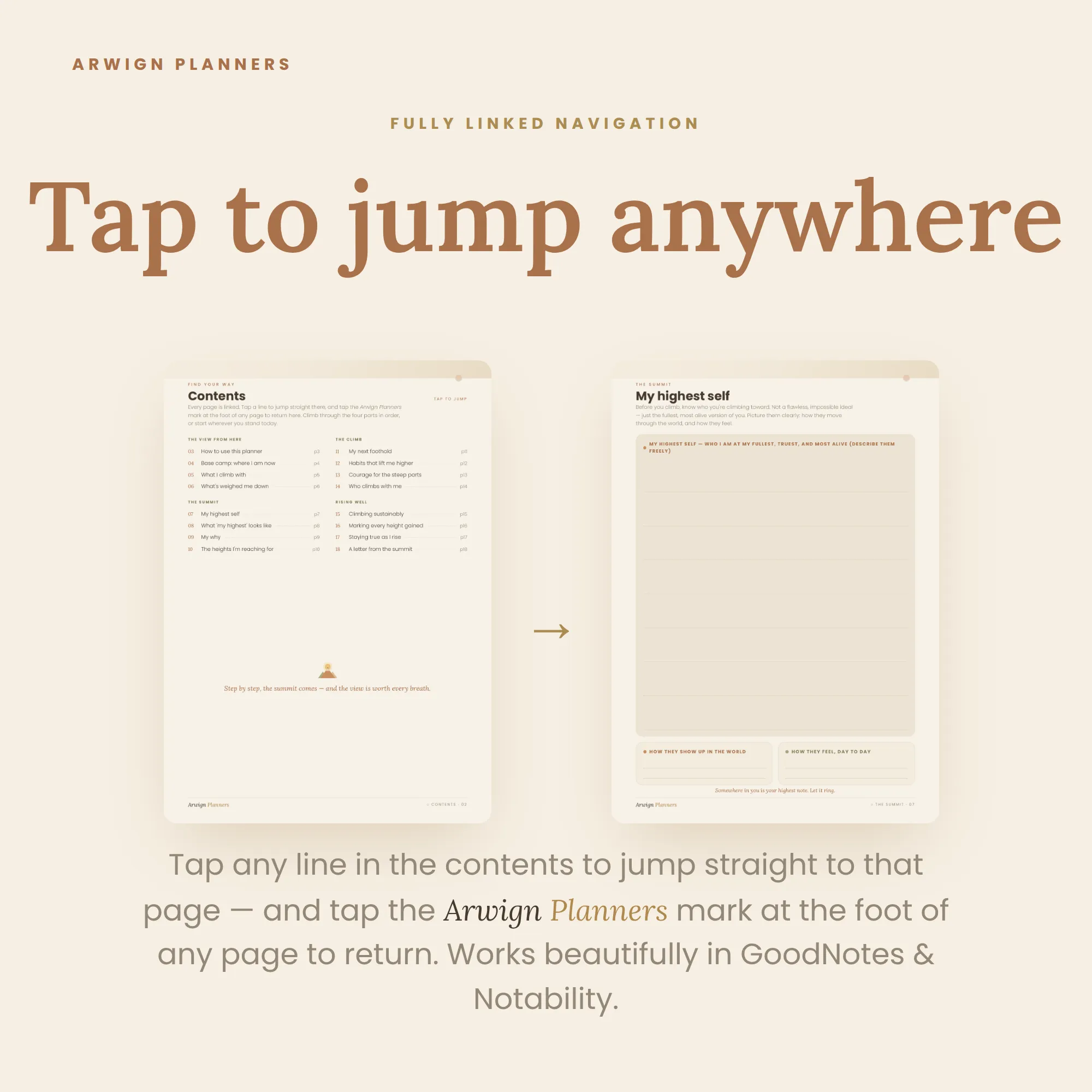 Highest Pitch — A Planner for Reaching Your Highest Self — image 3