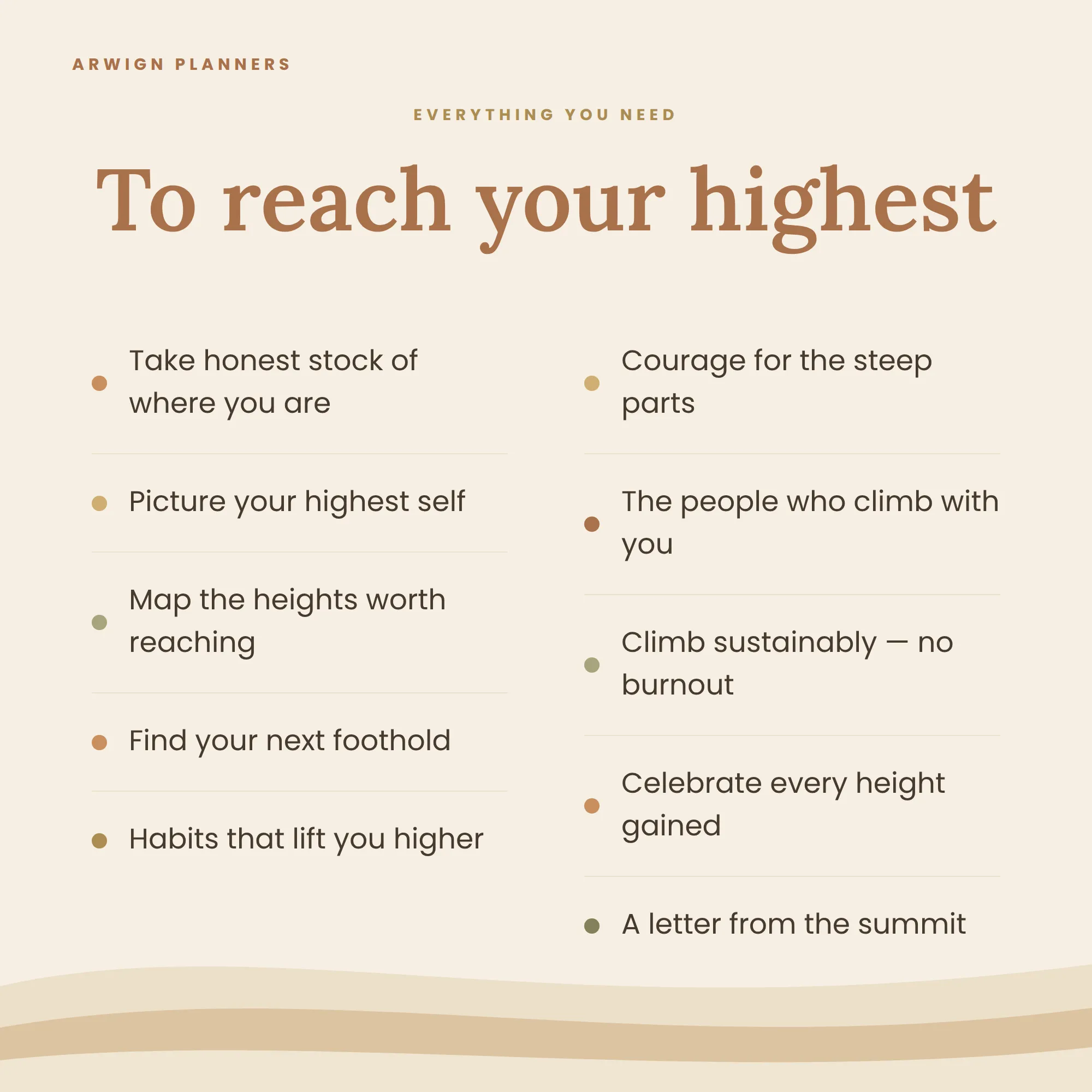 Highest Pitch — A Planner for Reaching Your Highest Self — image 5