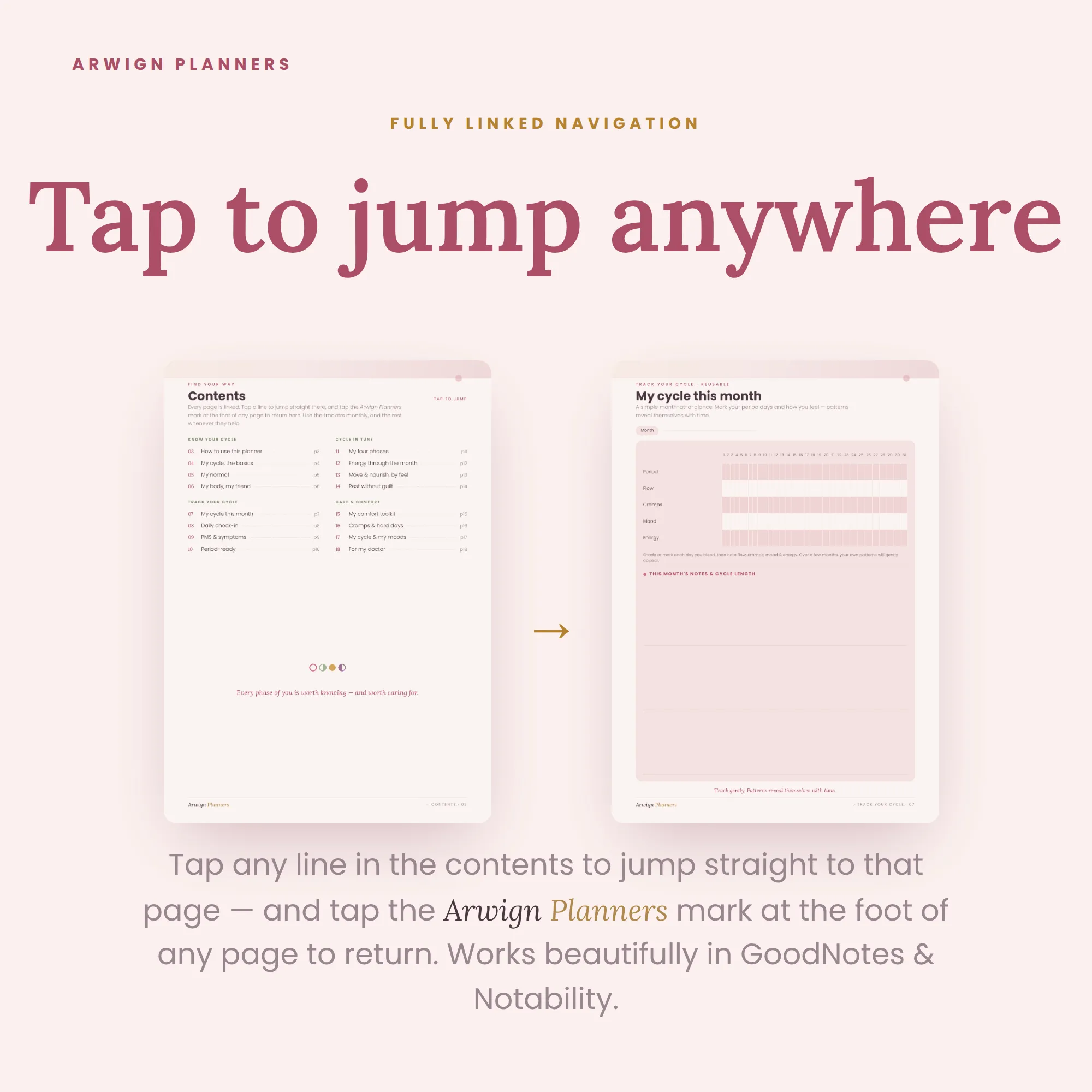 In Tune — A Cycle, Period & Self-Care Planner — image 3