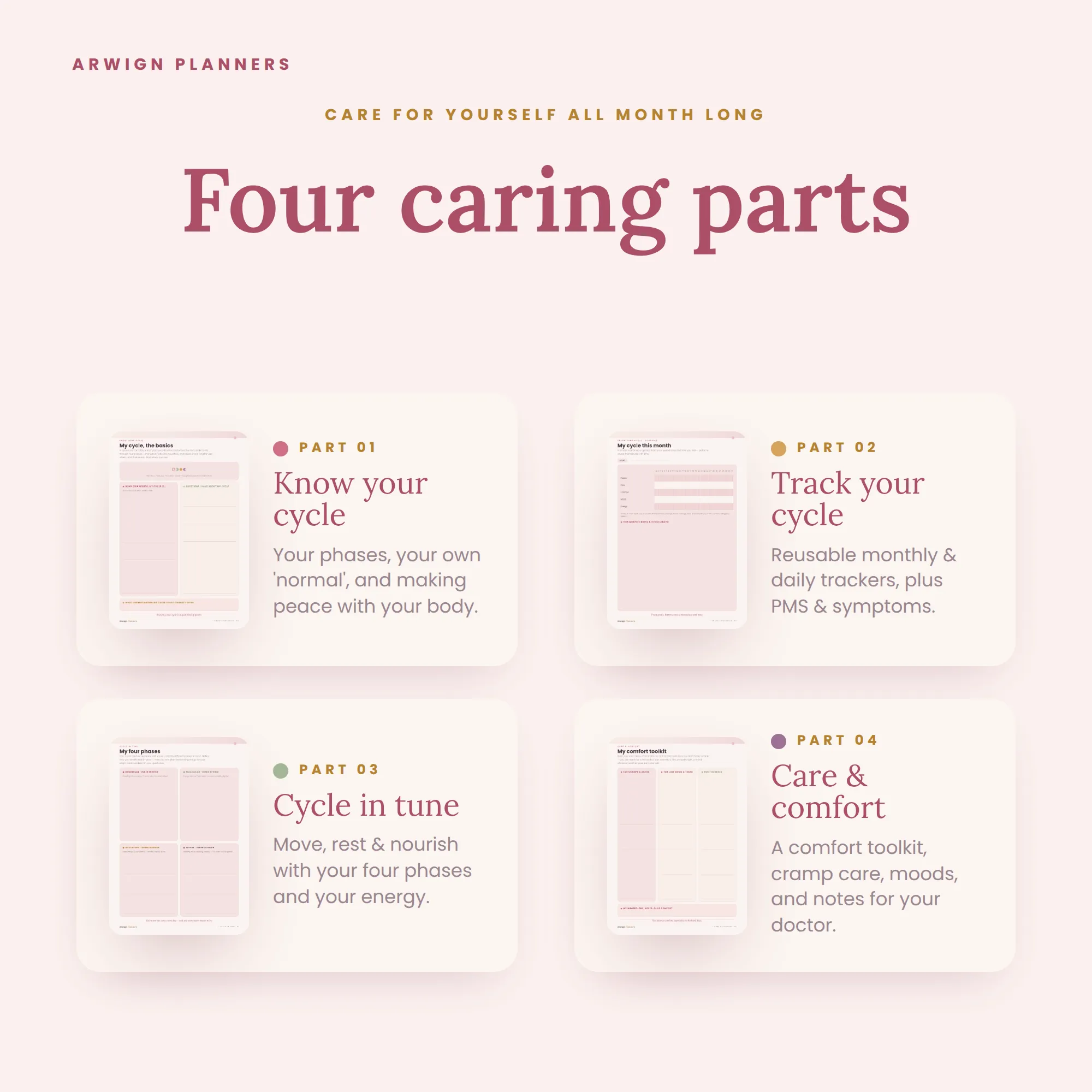 In Tune — A Cycle, Period & Self-Care Planner — image 4