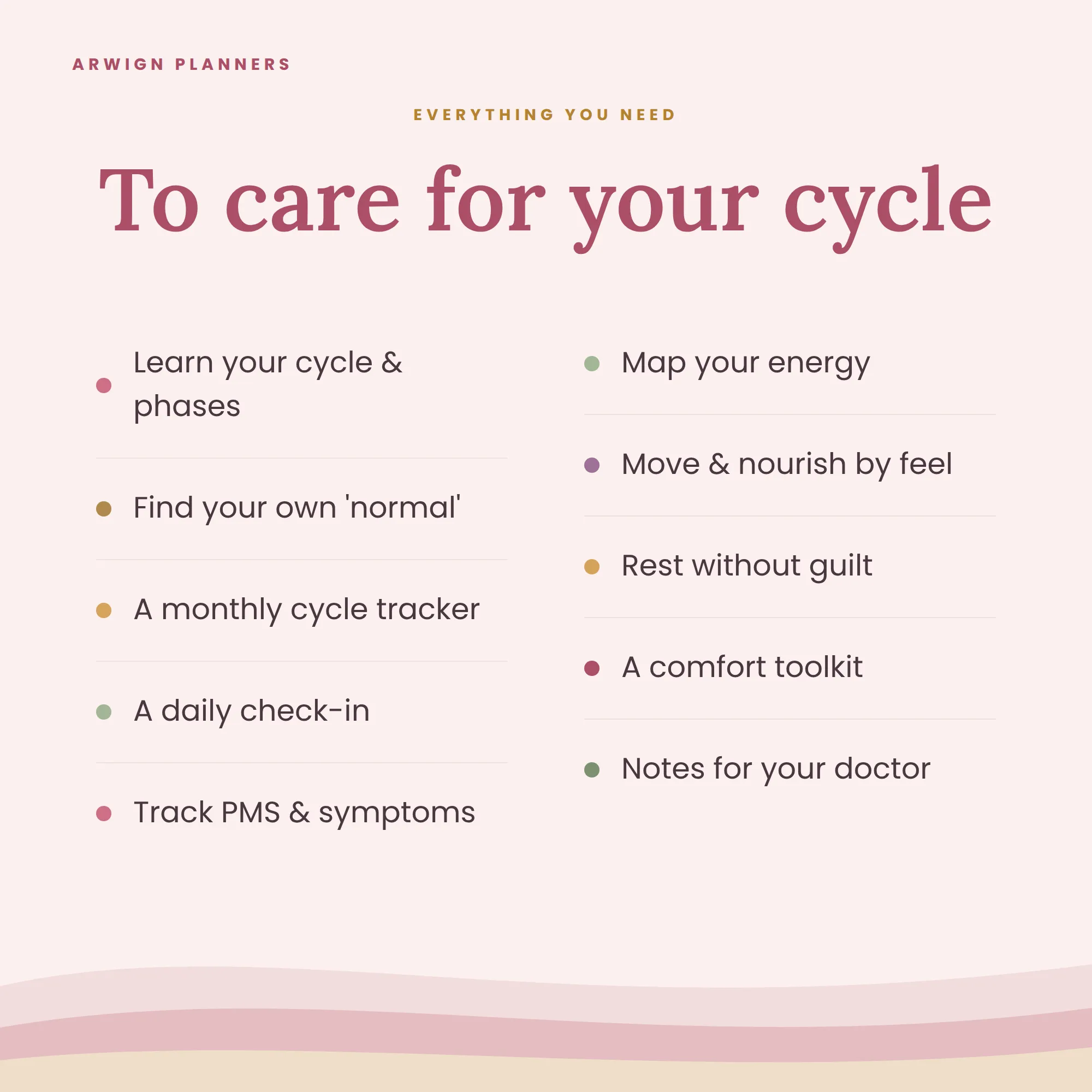 In Tune — A Cycle, Period & Self-Care Planner — image 5