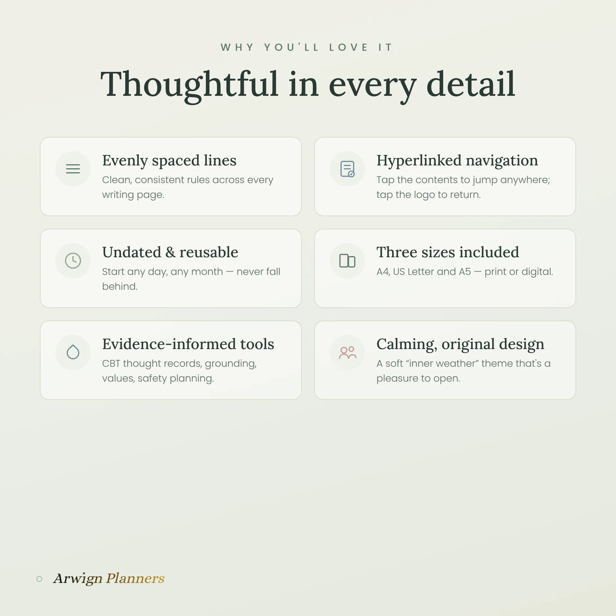 Inner Weather - A Mental Wellness Planner — image 4