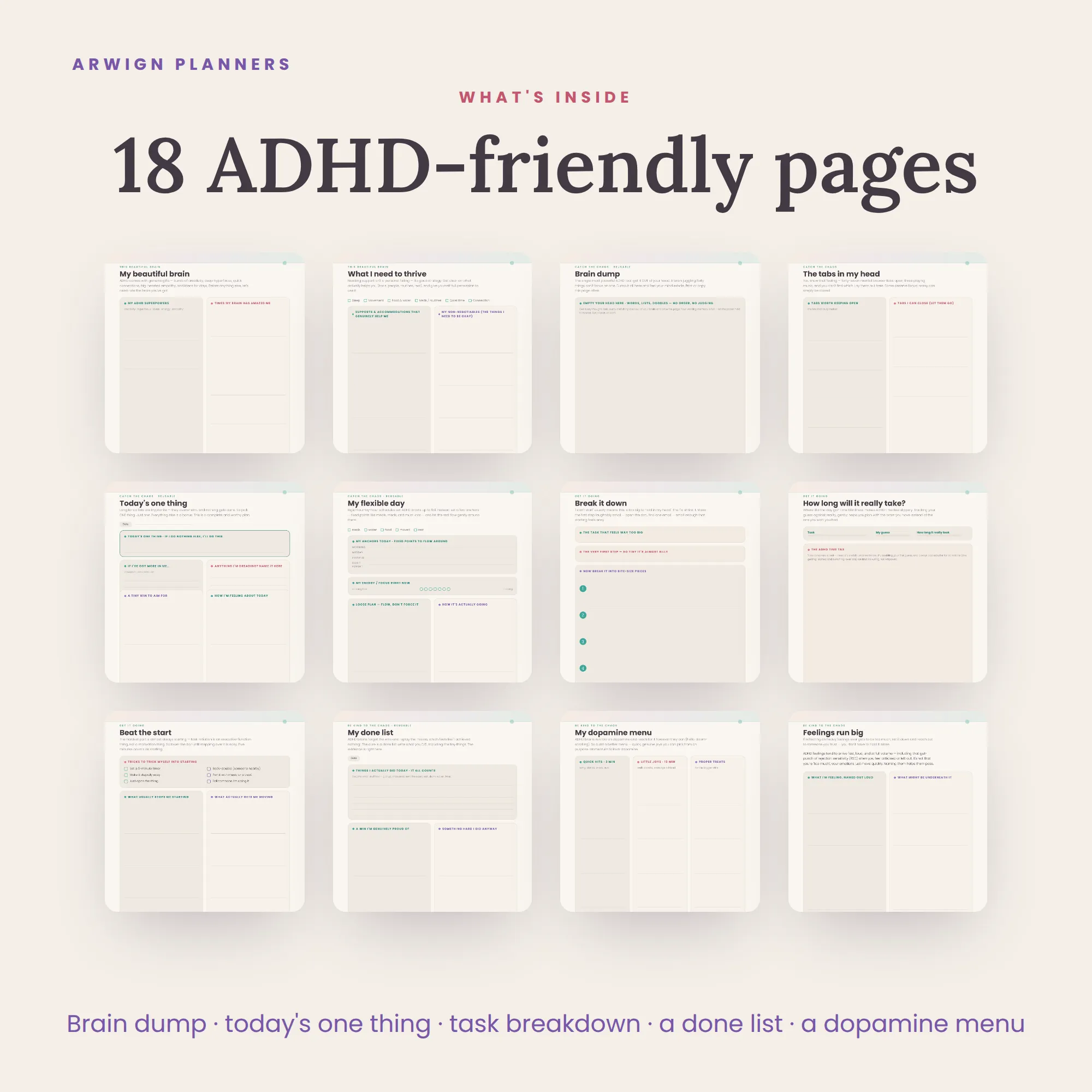 Kaleidoscope Mind — A Gentle, ADHD-Friendly Planner & Companion — image 2