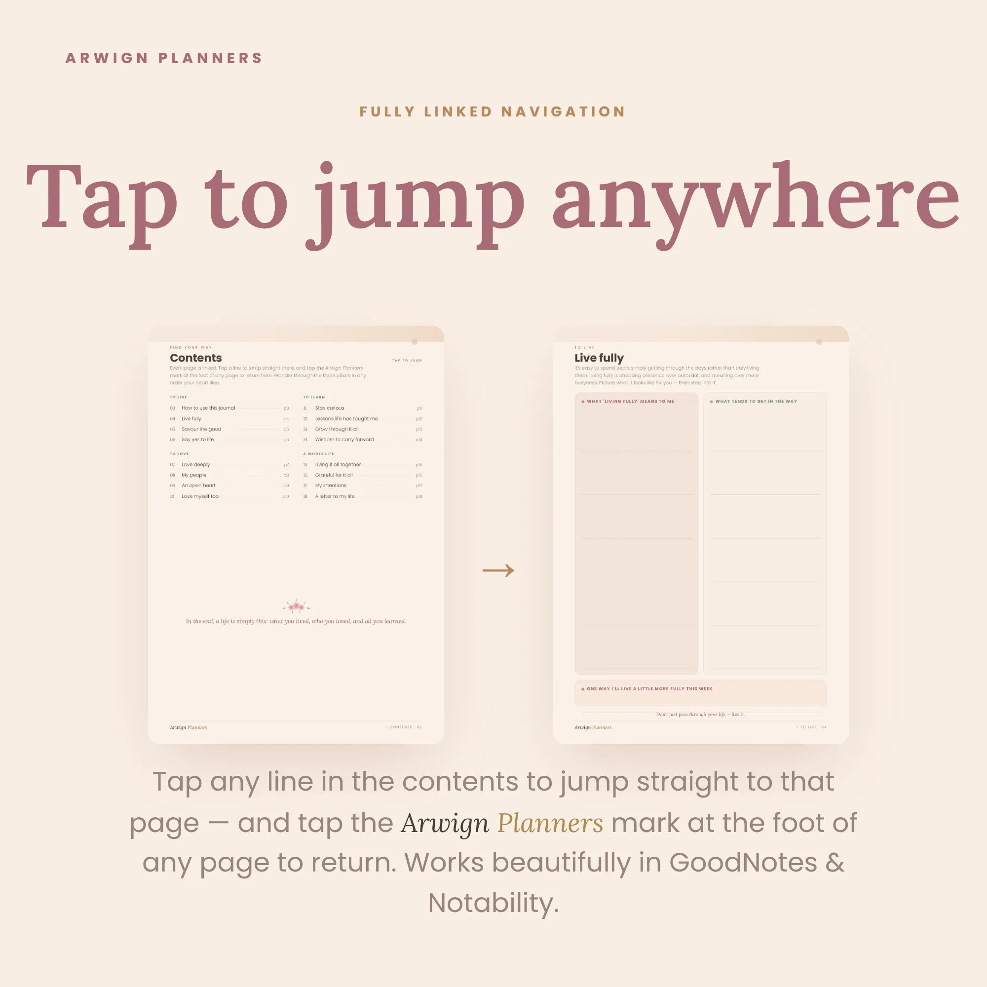 Live, Love & Learn — A Journal for a Full, Warm-Hearted Life — image 3