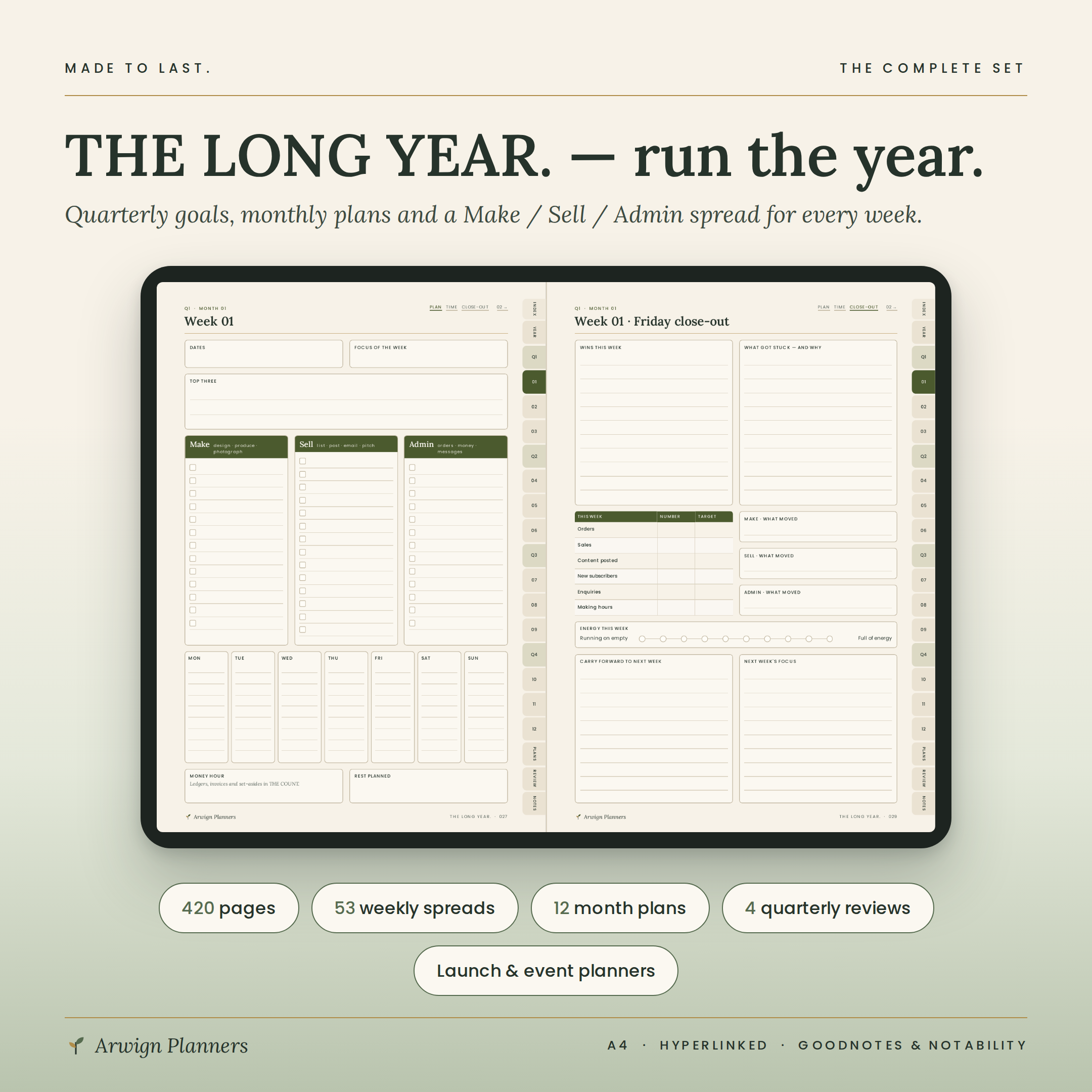 MADE TO LAST. — The Complete Business Planner Set (3 books) — image 7