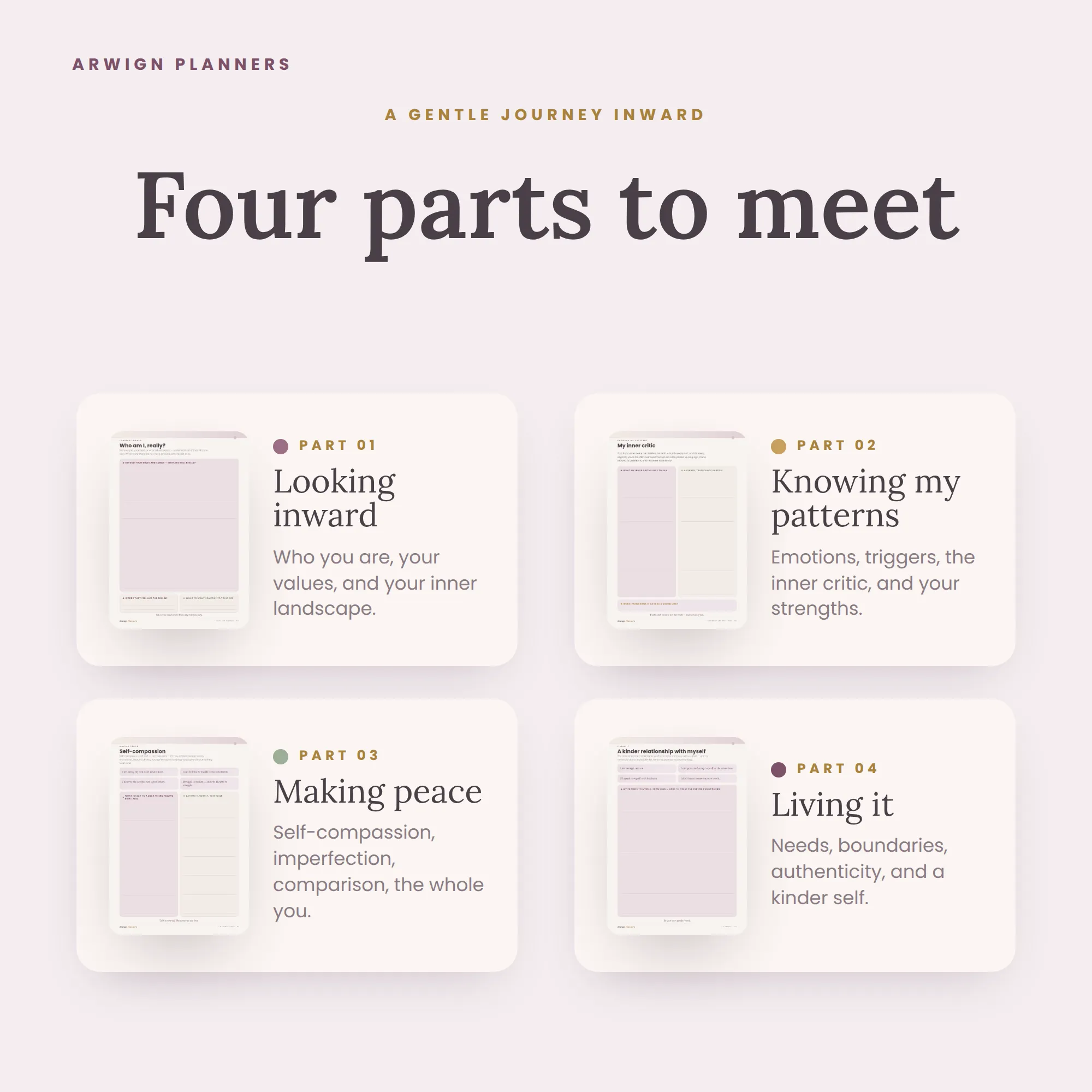 Meeting Myself — A Self-Awareness & Self-Acceptance Planner — image 4