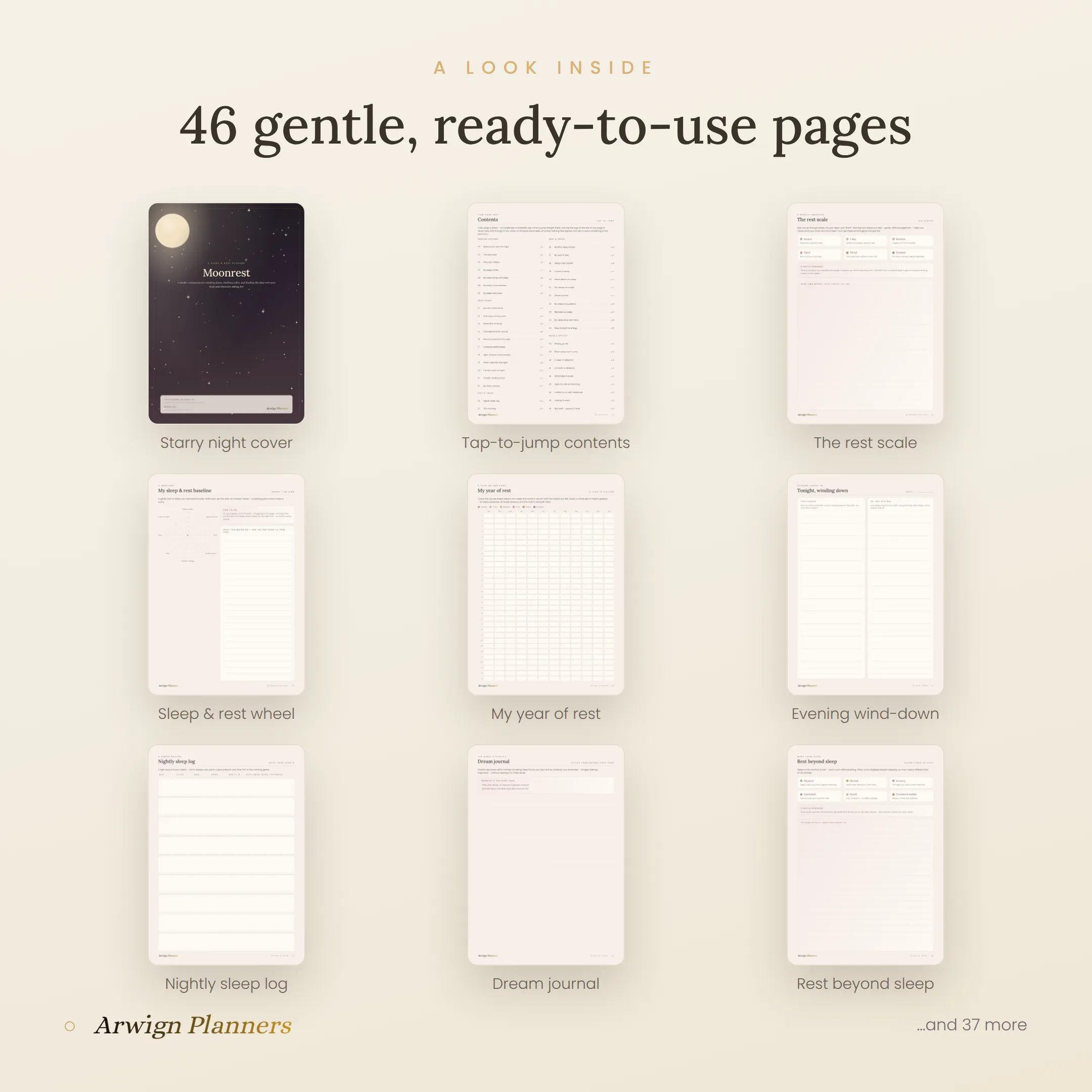 Moonrest — A Sleep & Rest Planner — image 2