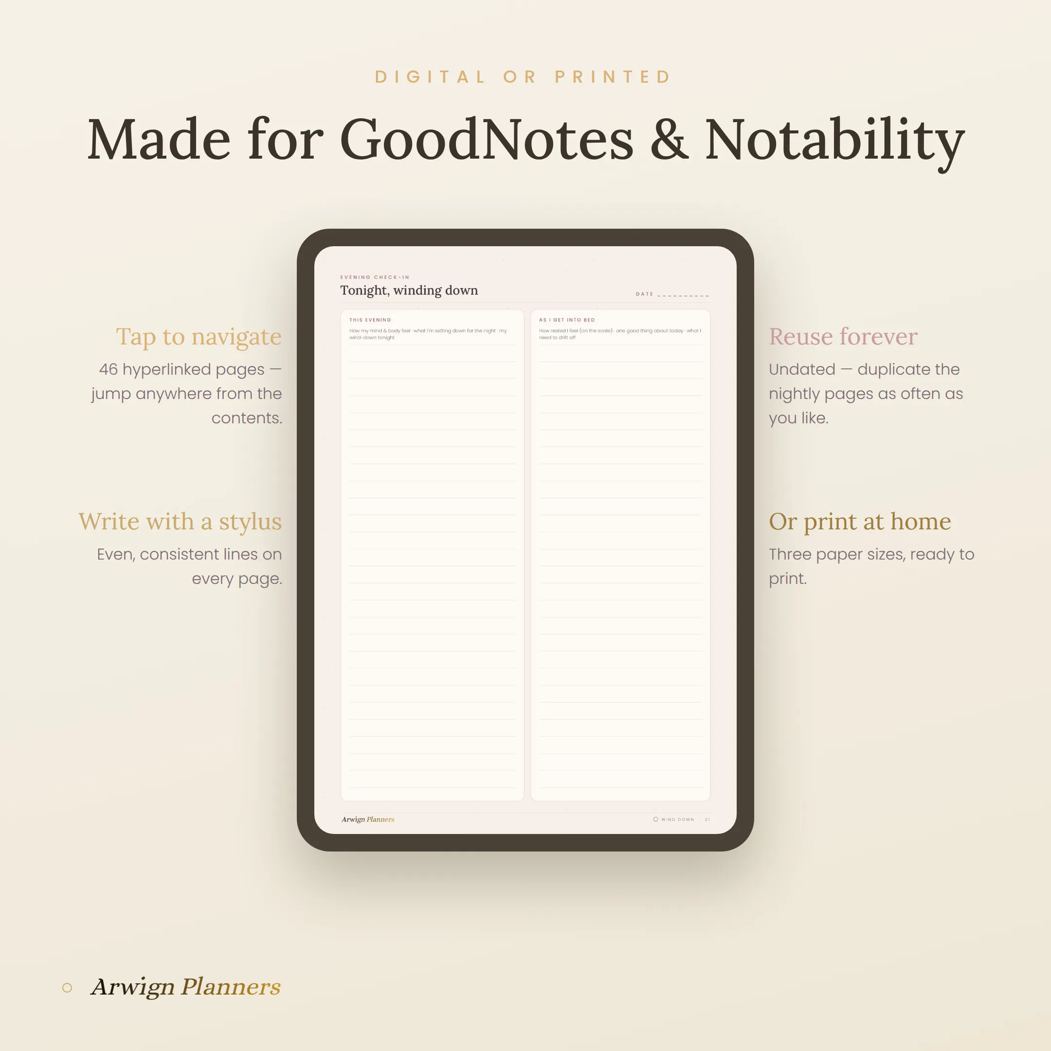 Moonrest — A Sleep & Rest Planner — image 3