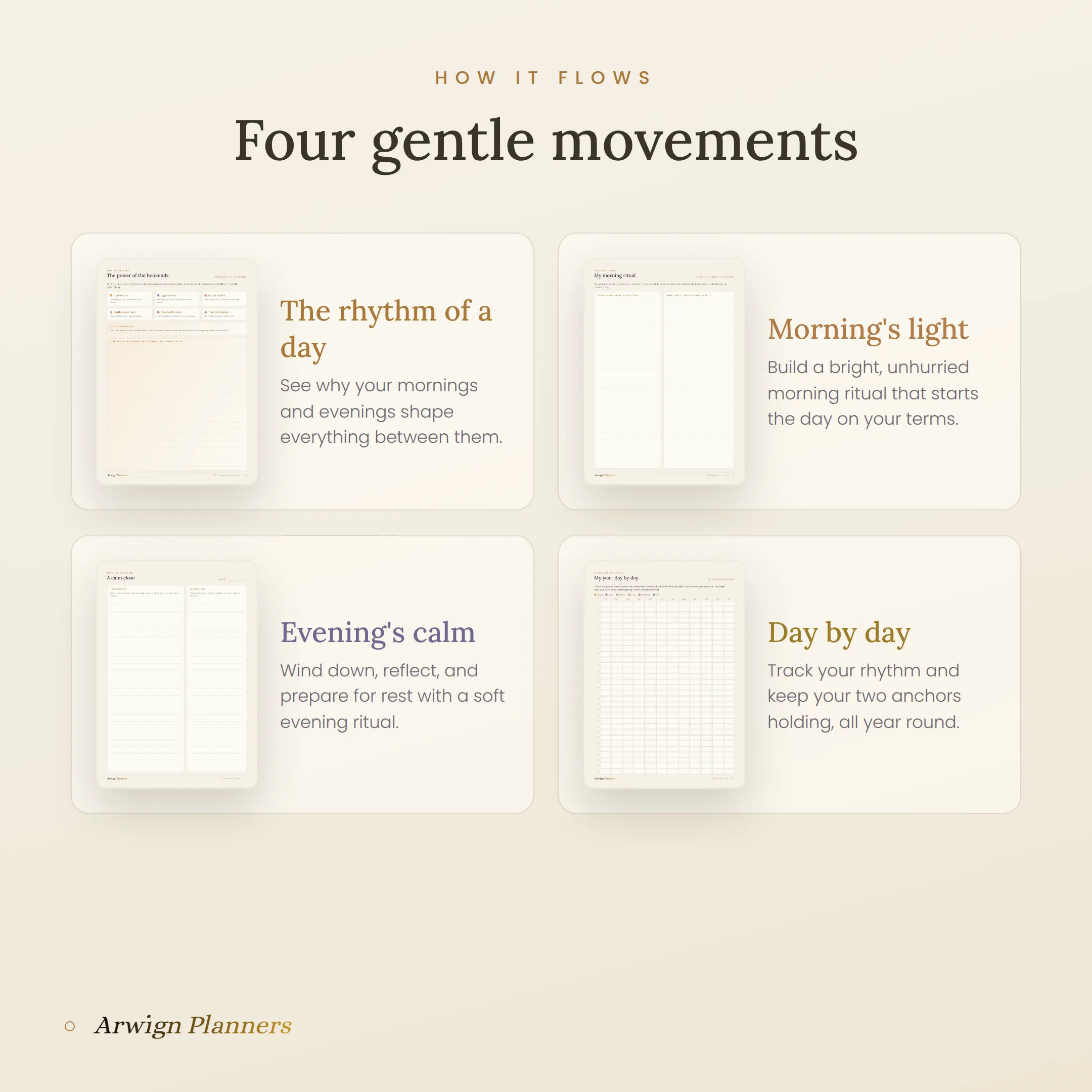 Morning's Light, Evening's Calm — A Morning & Evening Ritual Planner — image 5