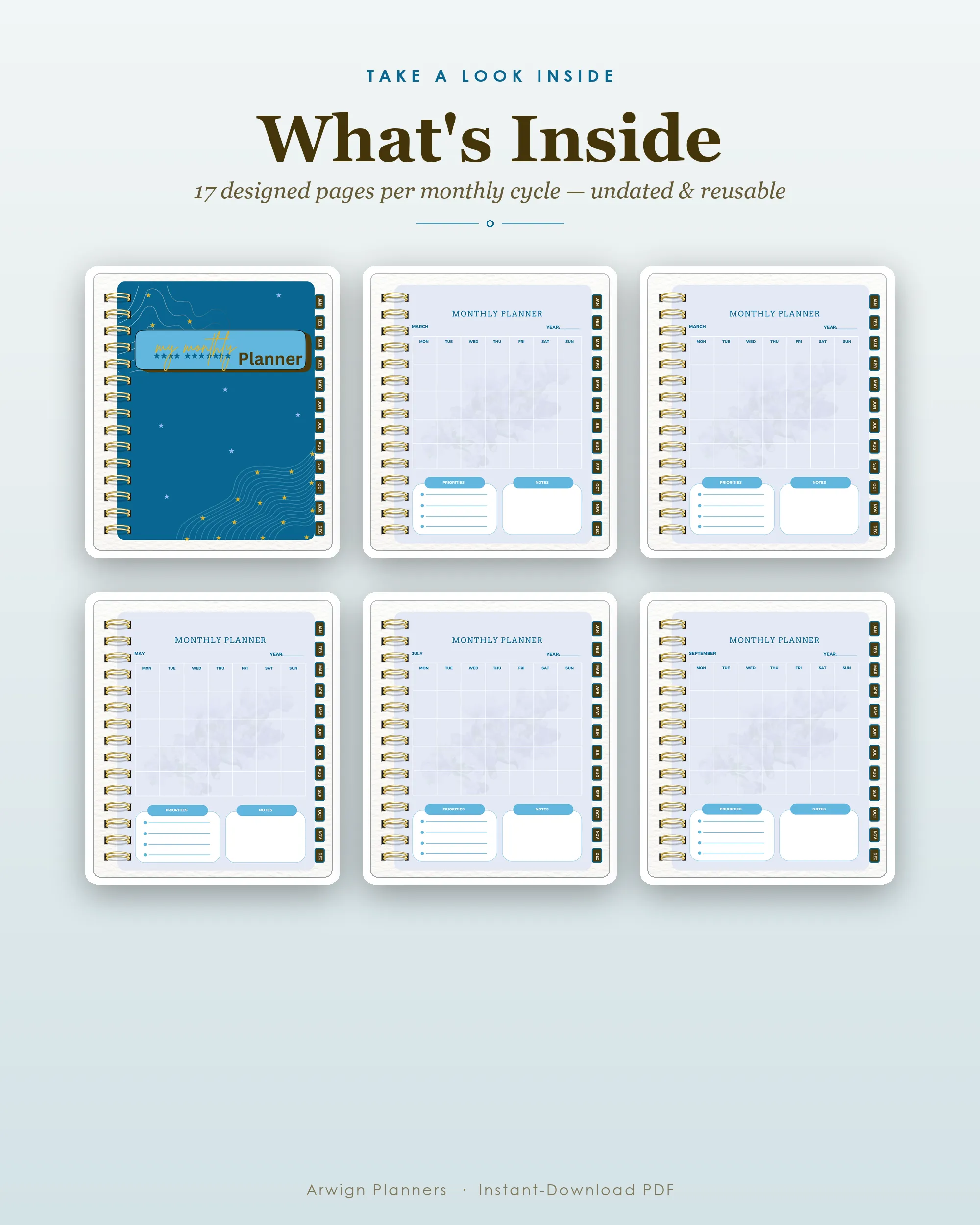 My Monthly Planner — Starry Night — image 2
