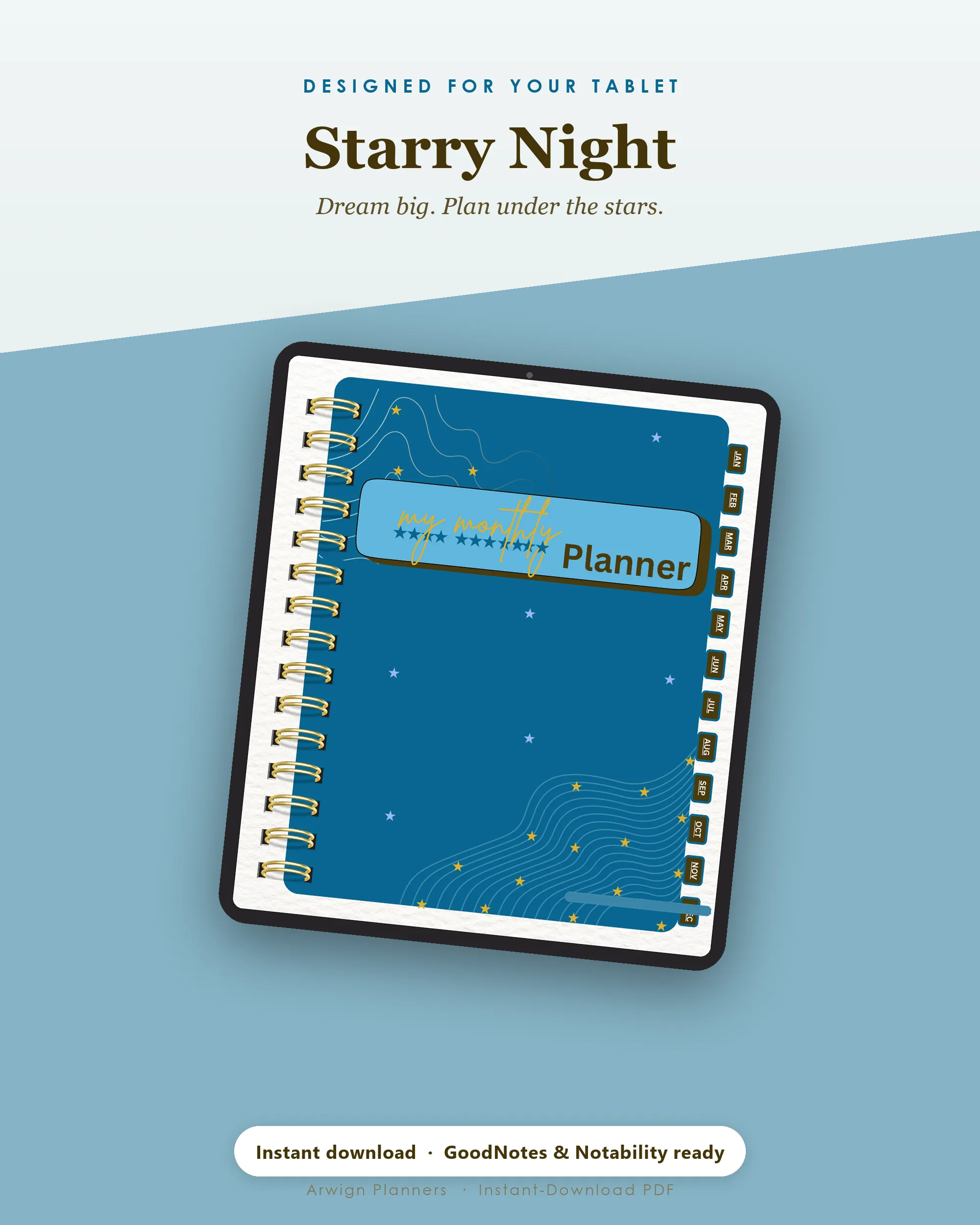 My Monthly Planner — Starry Night — image 4