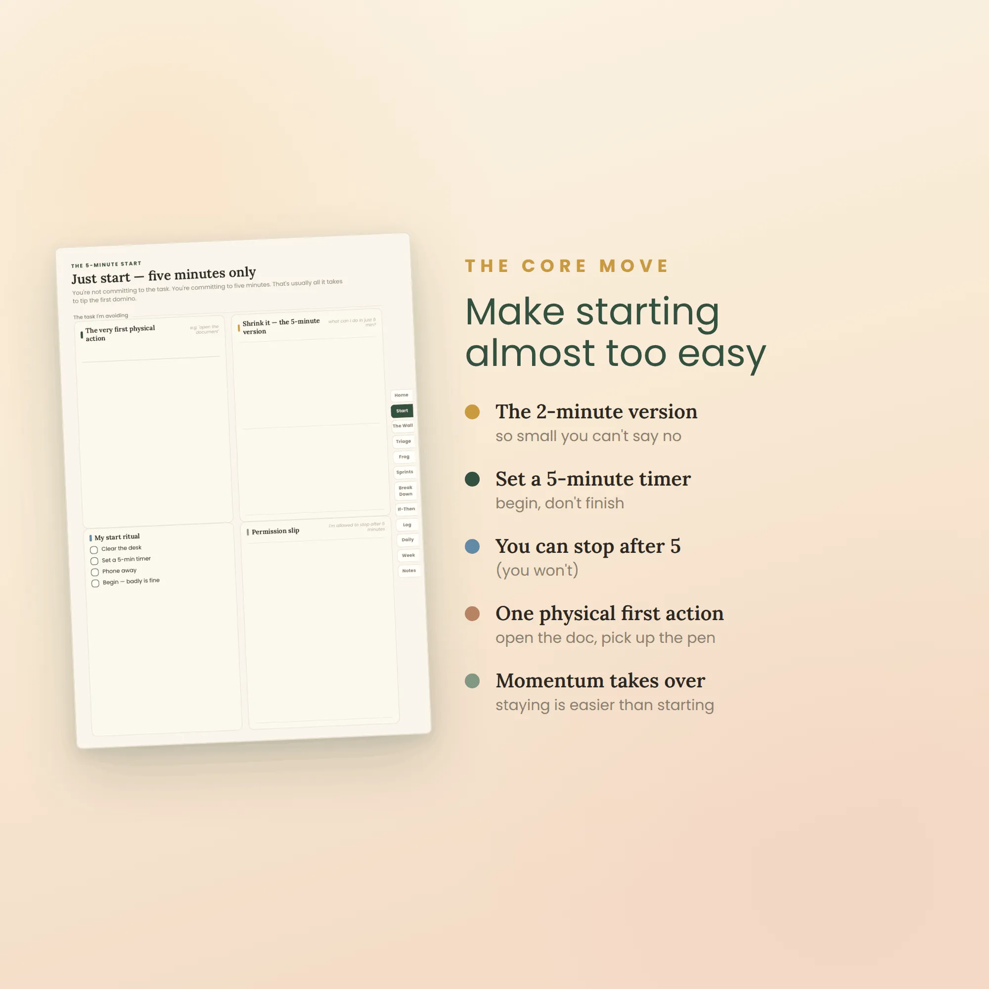 Now, Not Later — ADHD Anti-Procrastination Planner — image 3