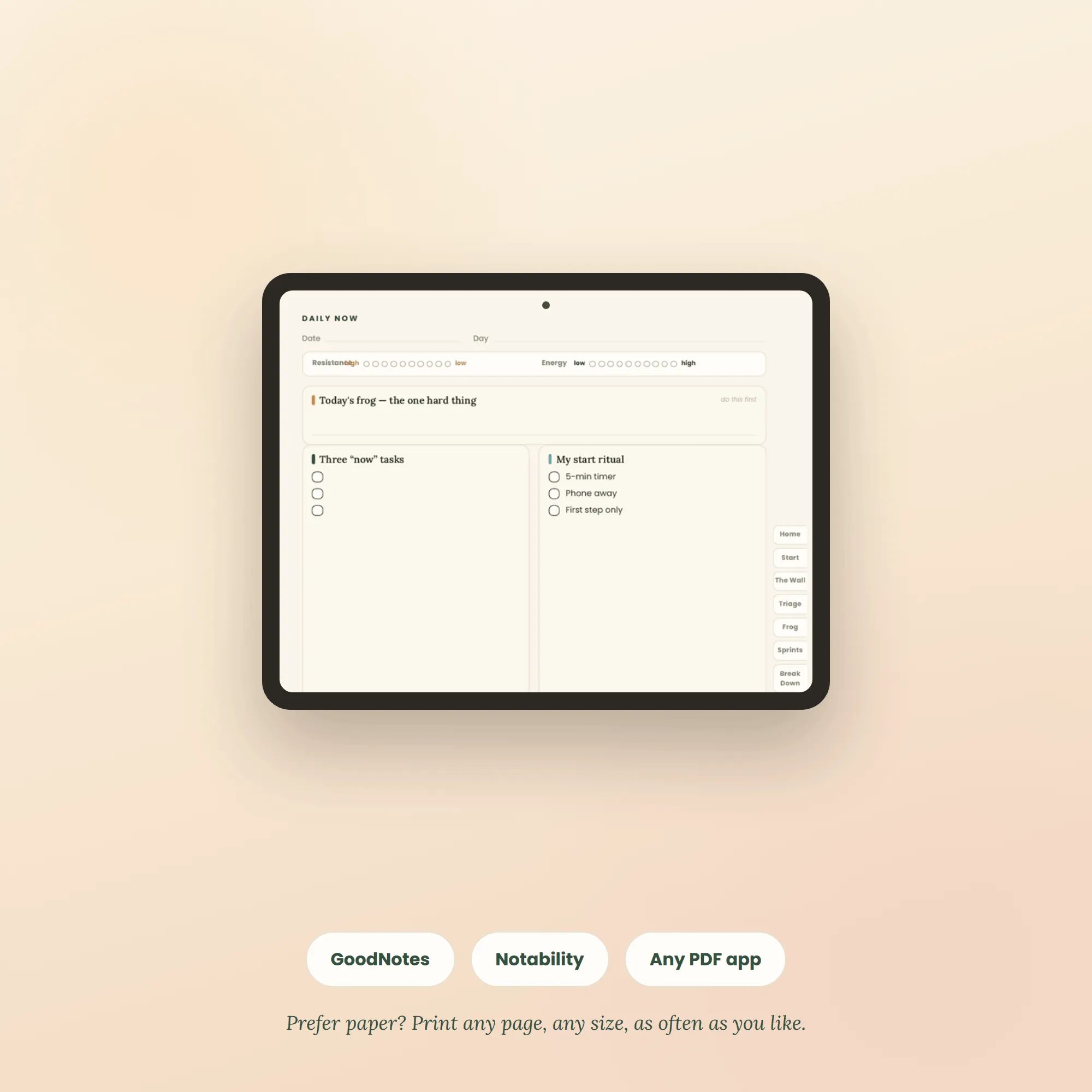 Now, Not Later — ADHD Anti-Procrastination Planner — image 5