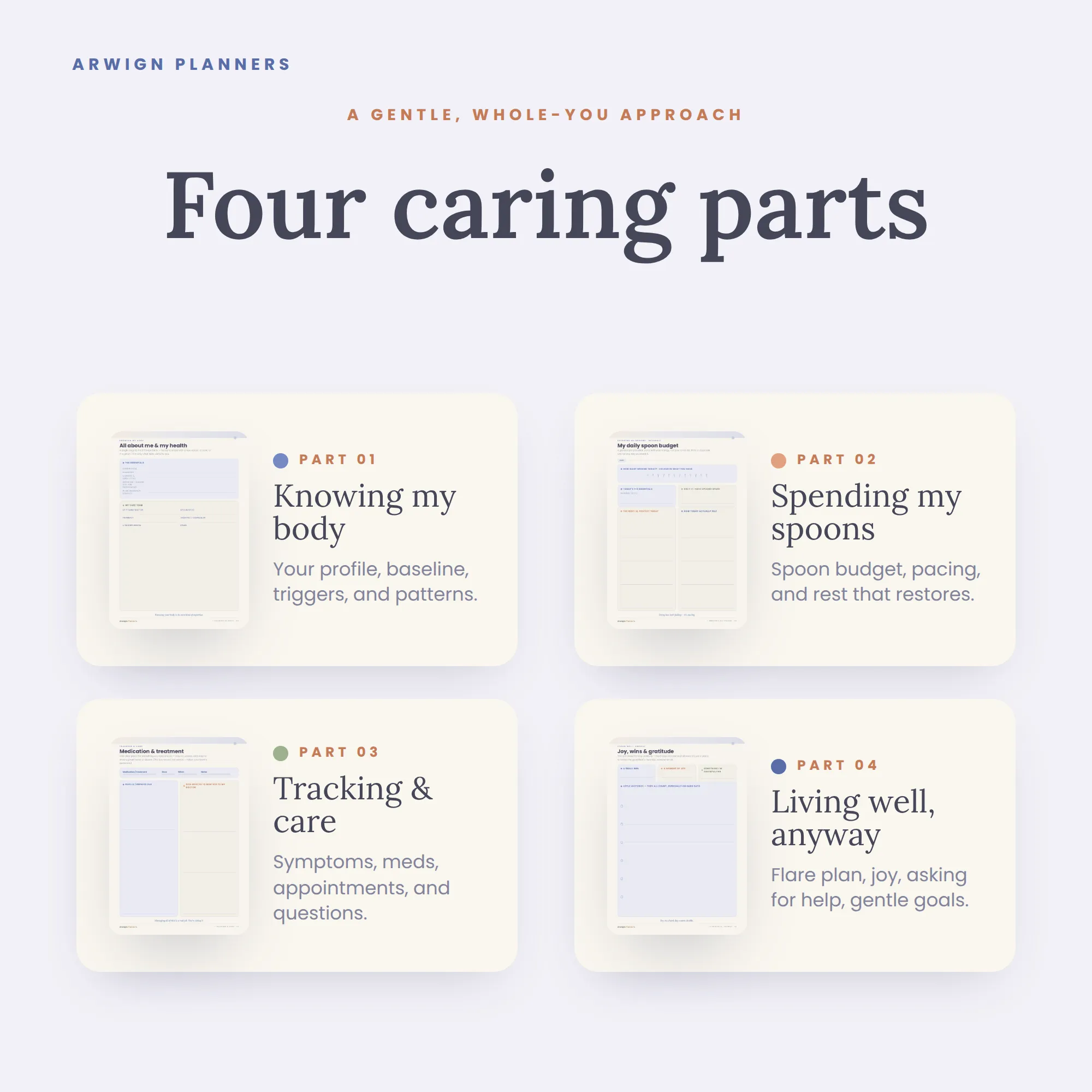 One Spoon at a Time — A Chronic Illness & Spoonie Wellness Planner — image 4