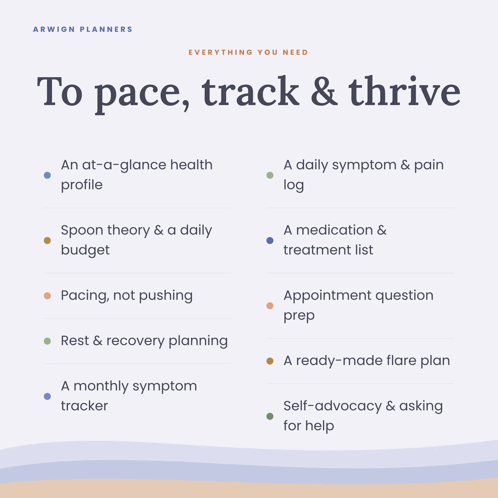 One Spoon at a Time — A Chronic Illness & Spoonie Wellness Planner — image 5