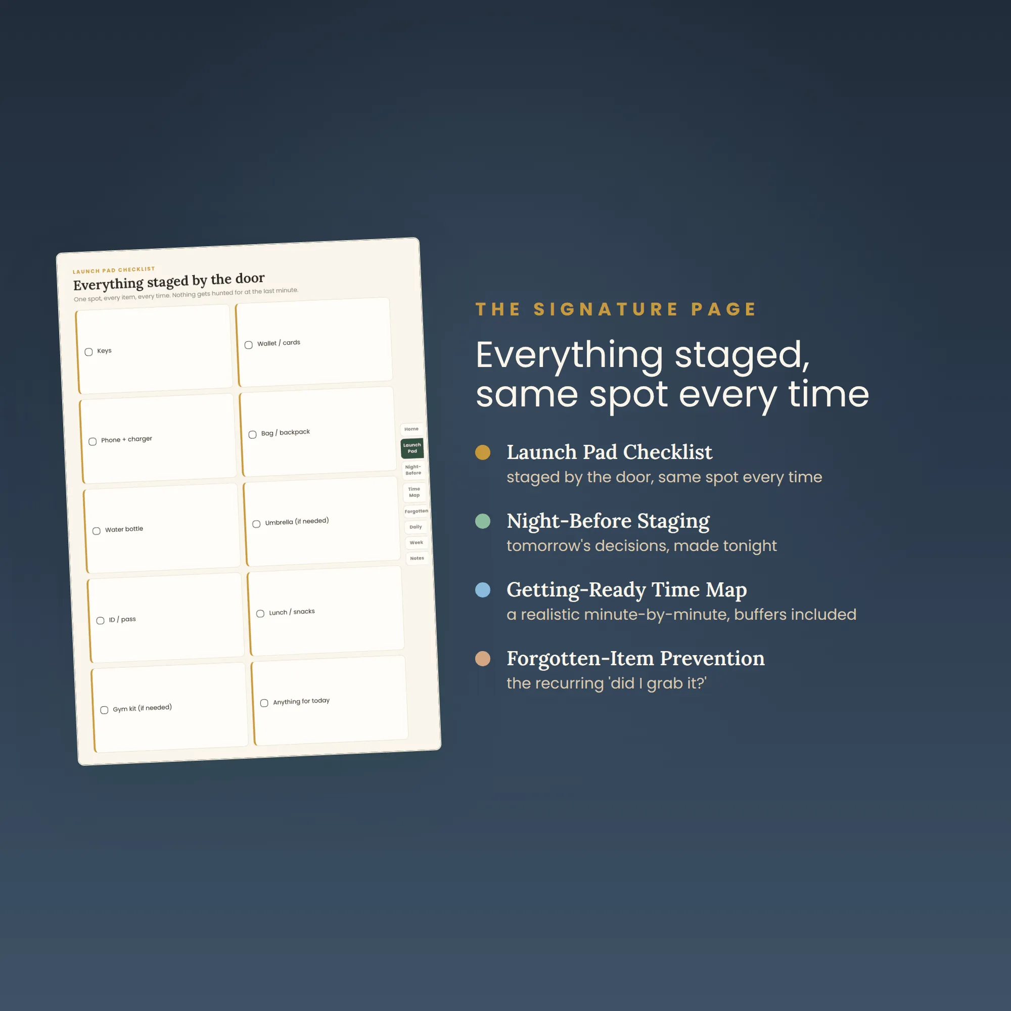 Out the Door — ADHD Morning Routine Planner — image 3