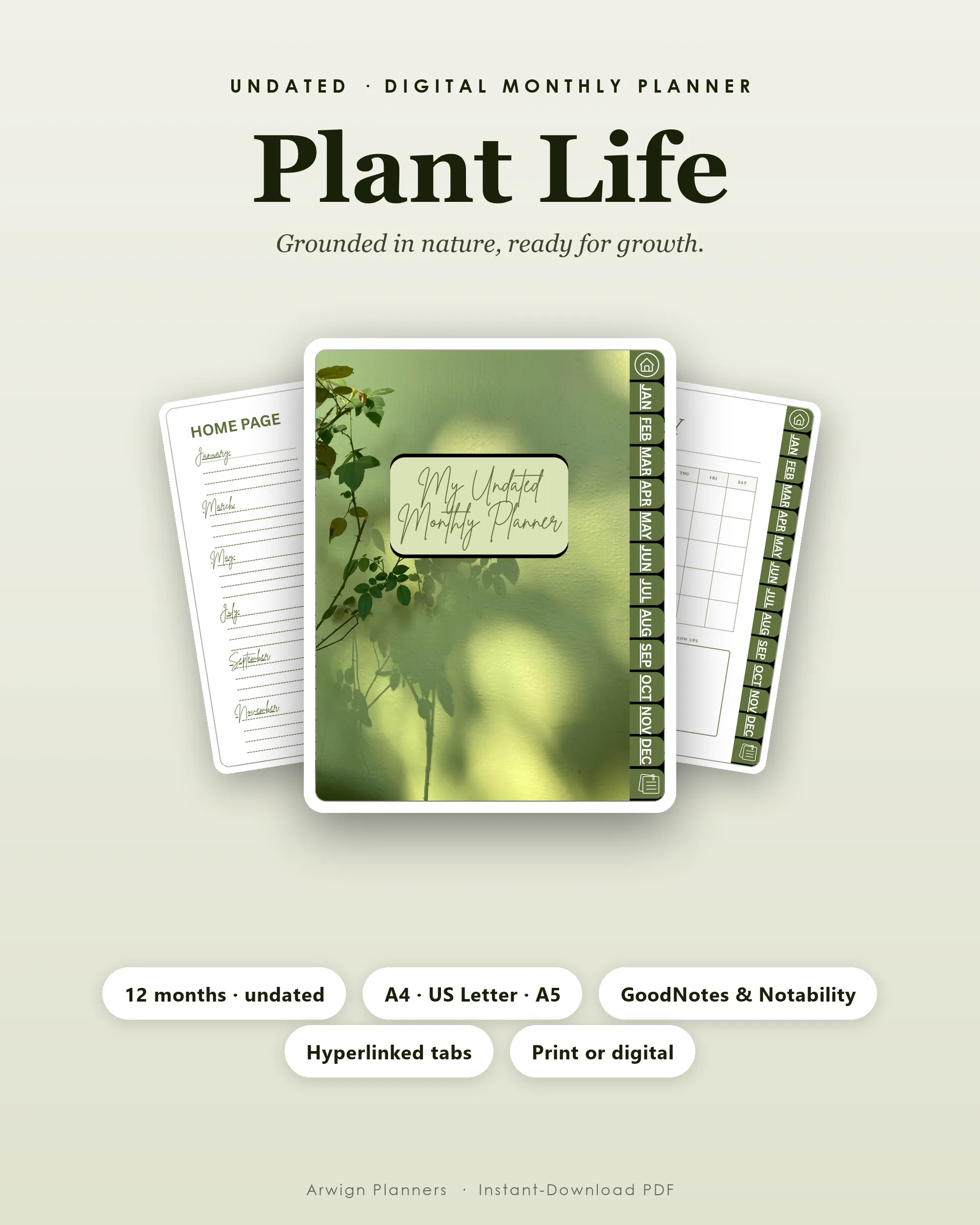 Plant Life — Botanical Photo cover