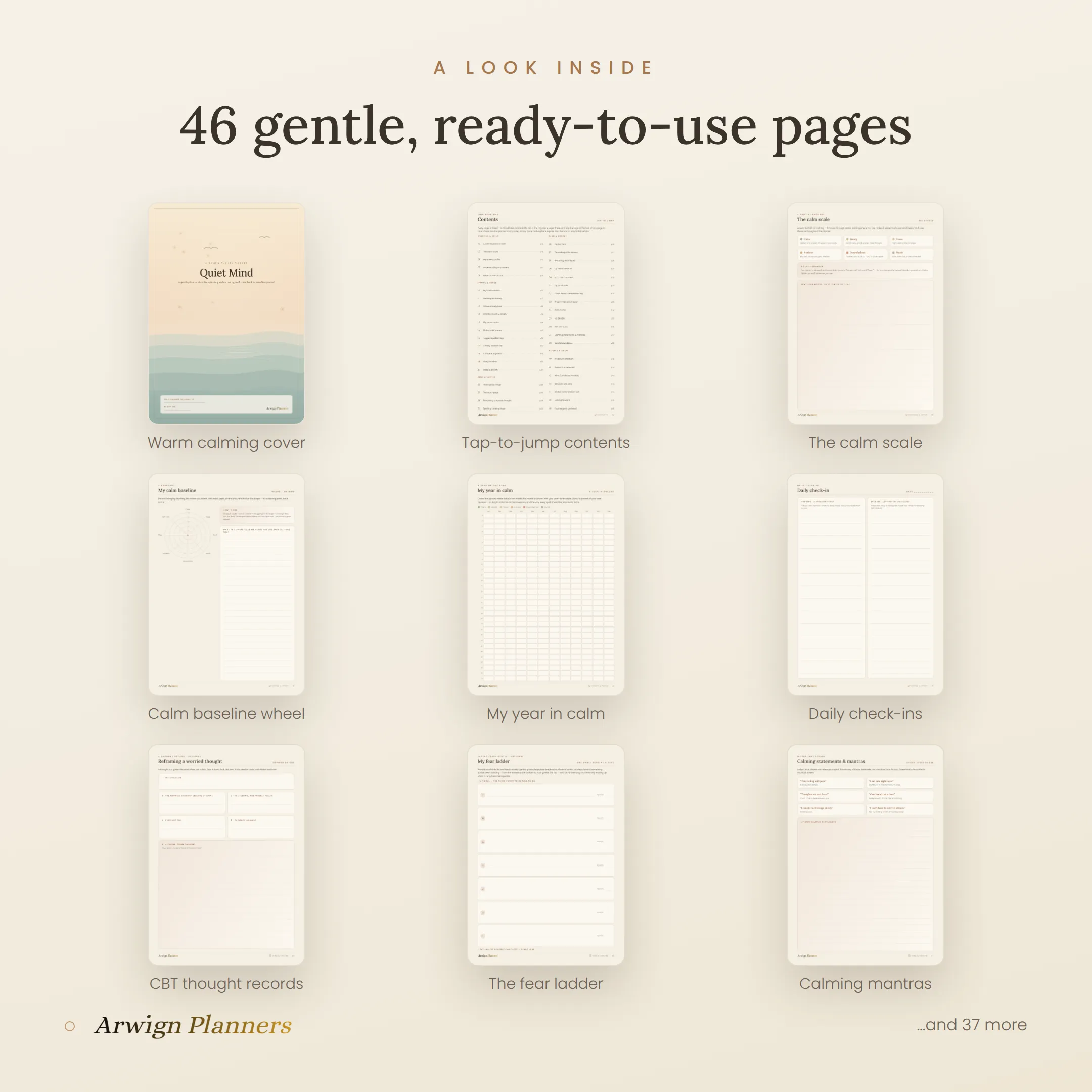 Quiet Mind - A Calm & Anxiety Planner — image 2