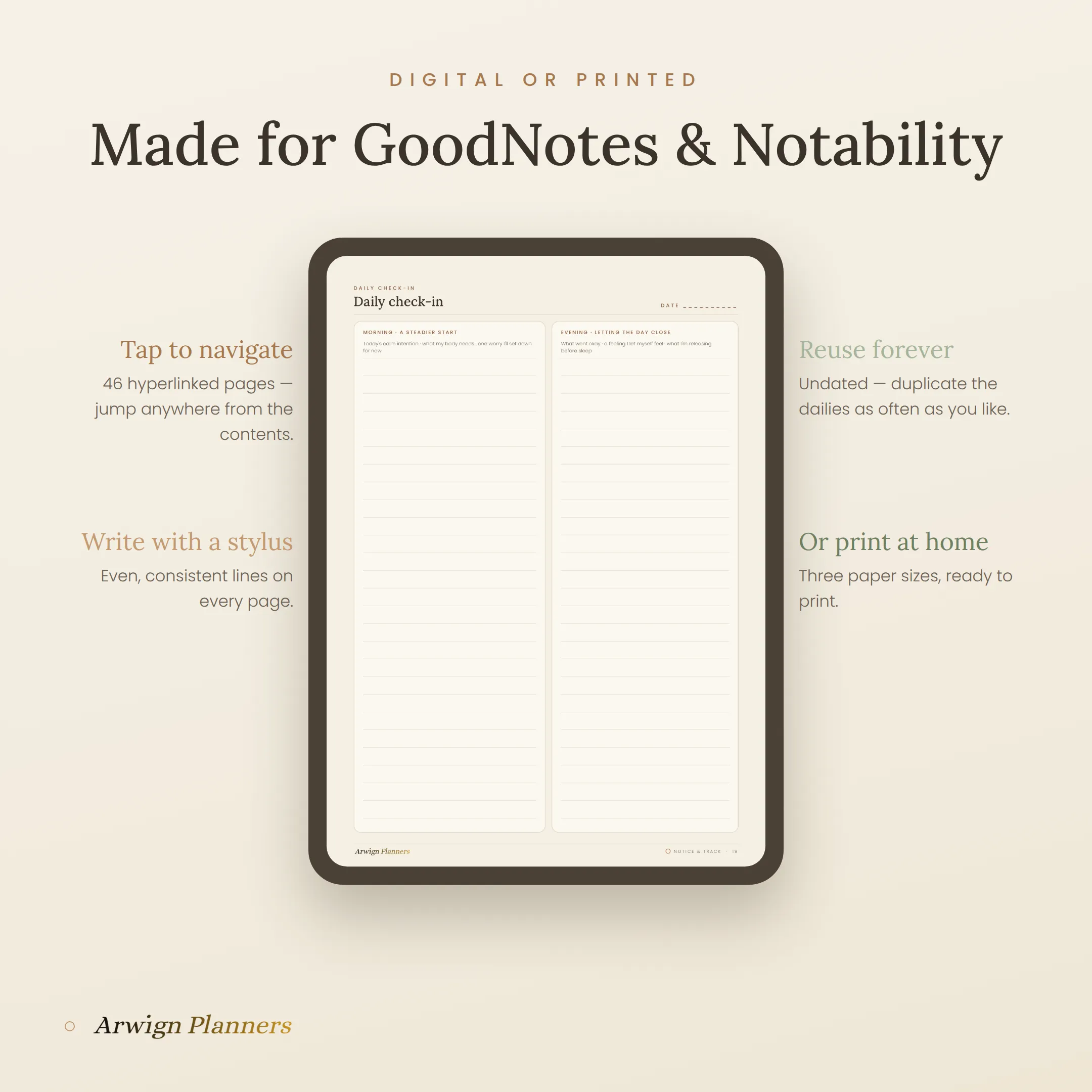 Quiet Mind - A Calm & Anxiety Planner — image 3