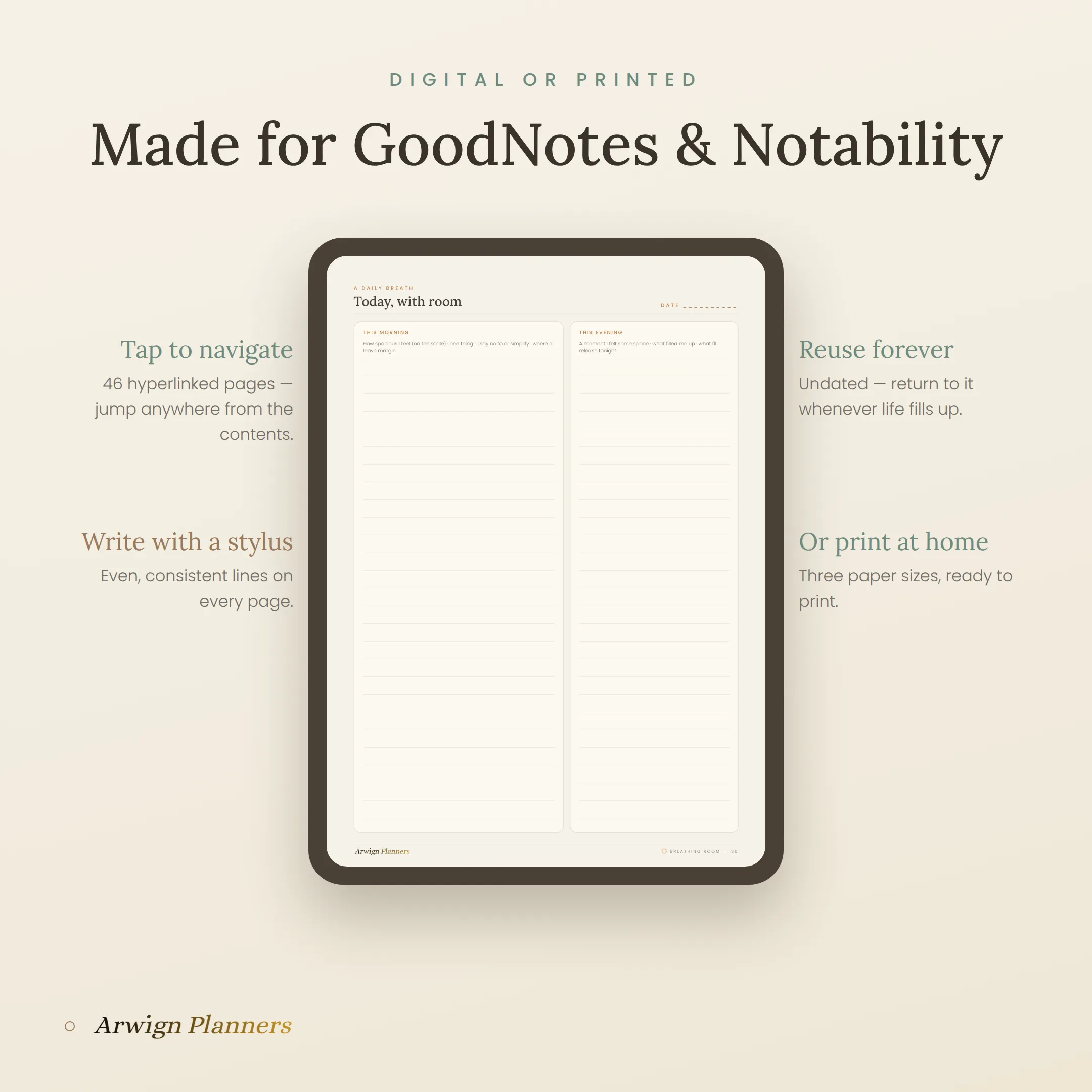 Room to Breathe — A Space & Simplicity Planner — image 4