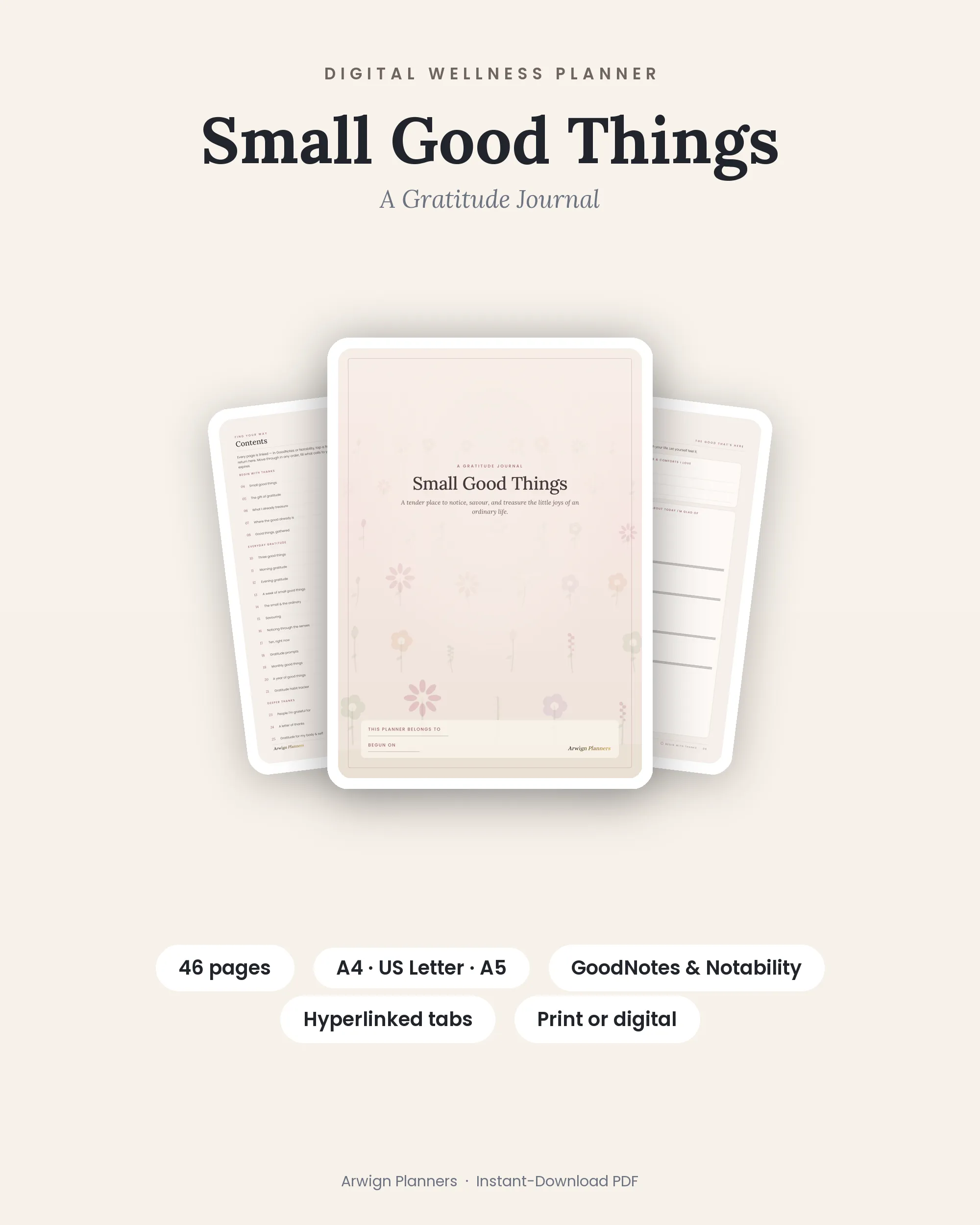 Small Good Things — A Gratitude Journal