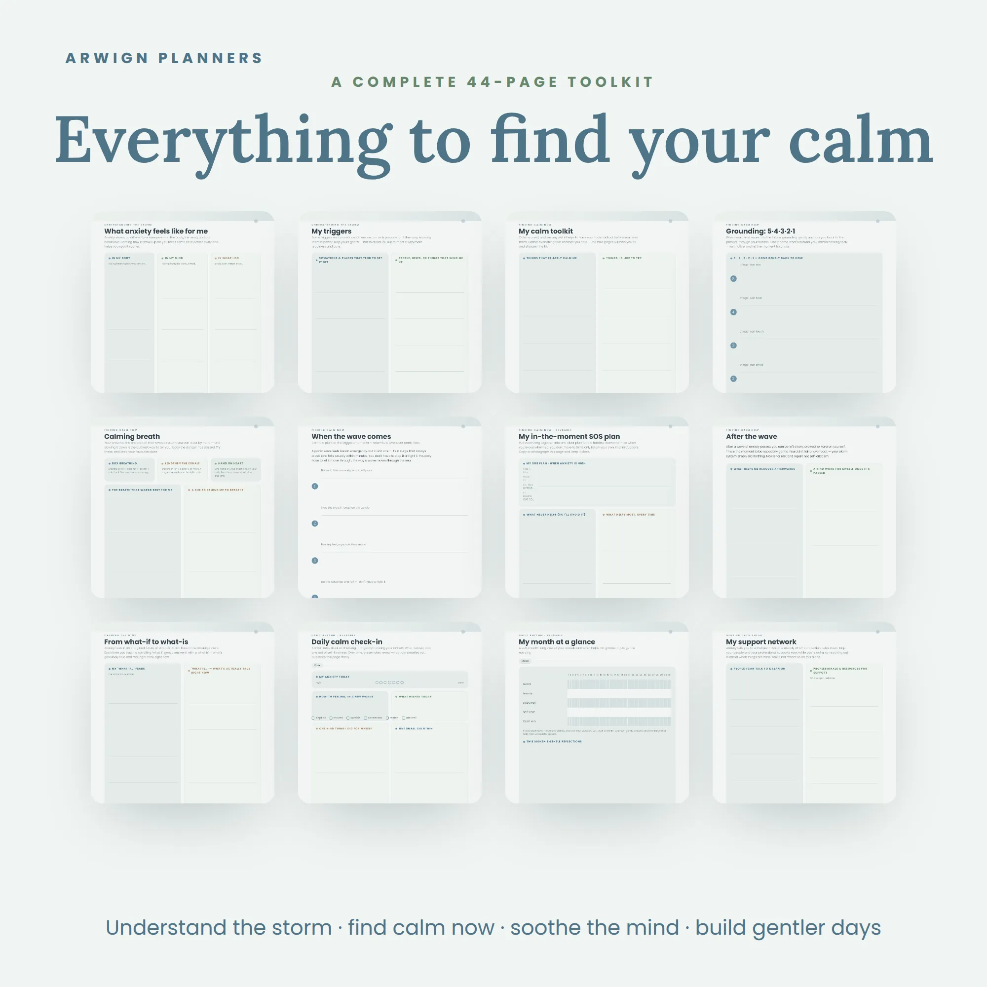 Stillwater — A Calm & Anxiety-Care Planner — image 2