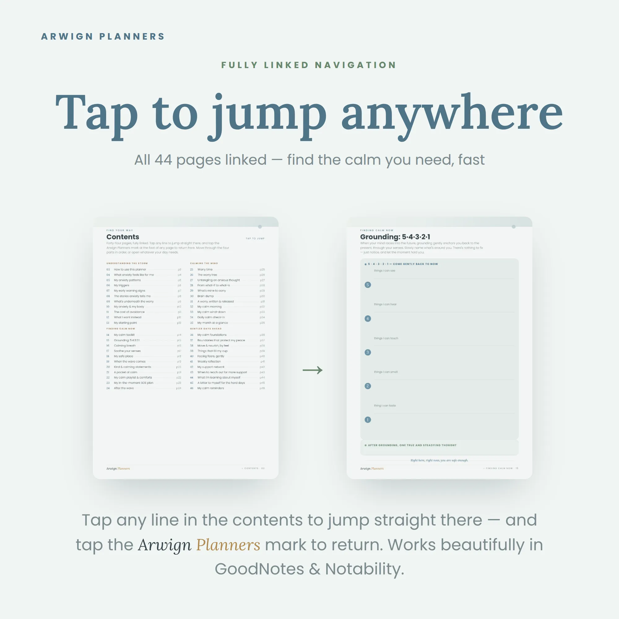 Stillwater — A Calm & Anxiety-Care Planner — image 3