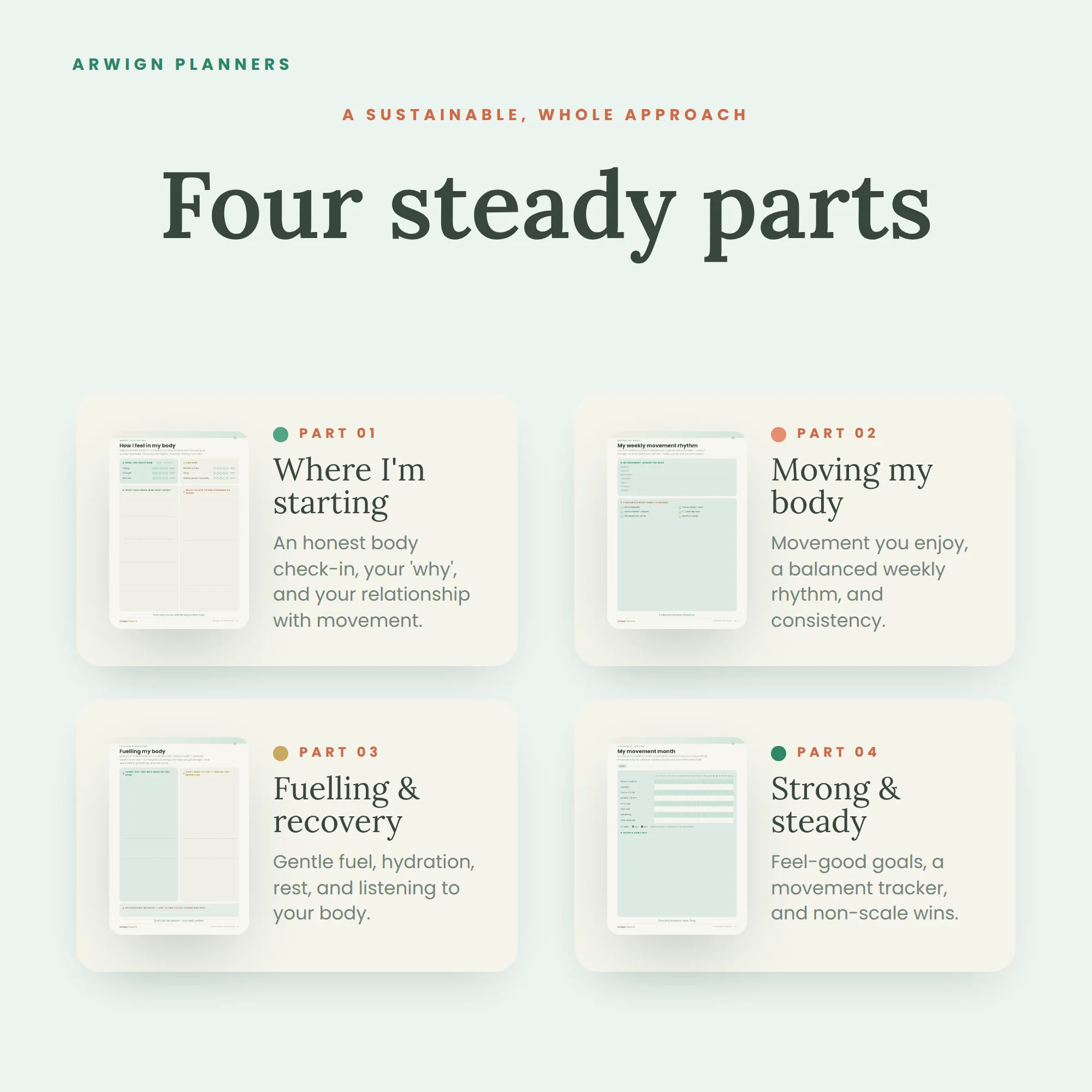 Strong & Steady — A Physical Health & Fitness Planner — image 4