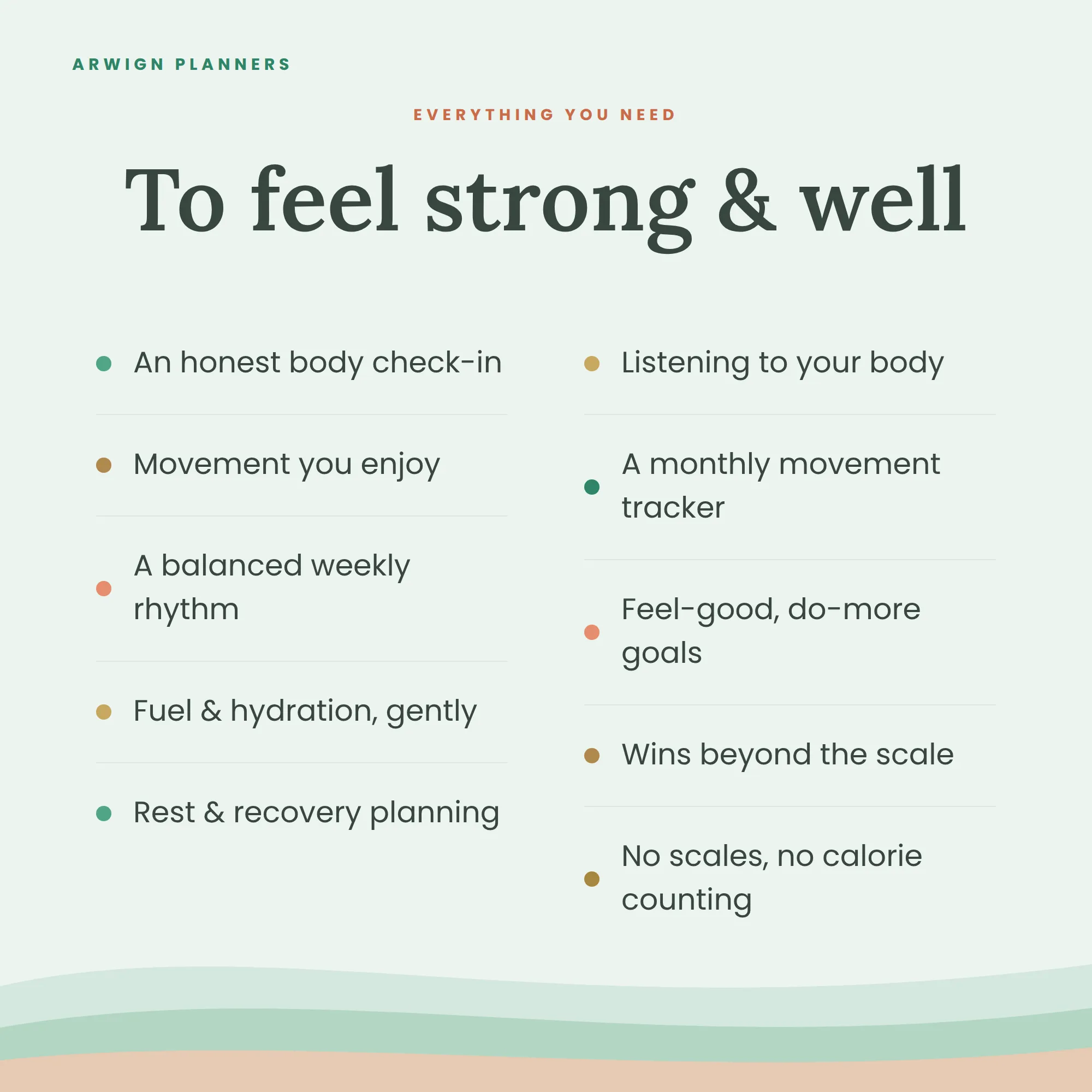 Strong & Steady — A Physical Health & Fitness Planner — image 5