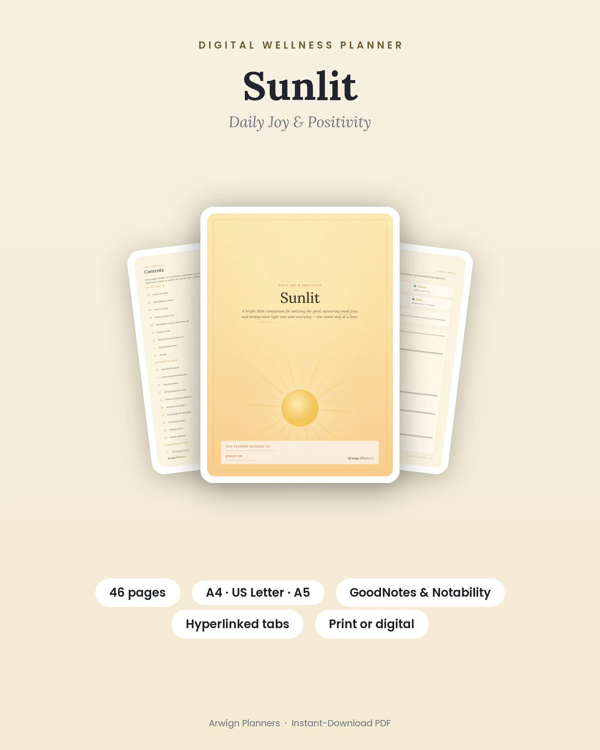 Sunlit — Daily Joy & Positivity cover